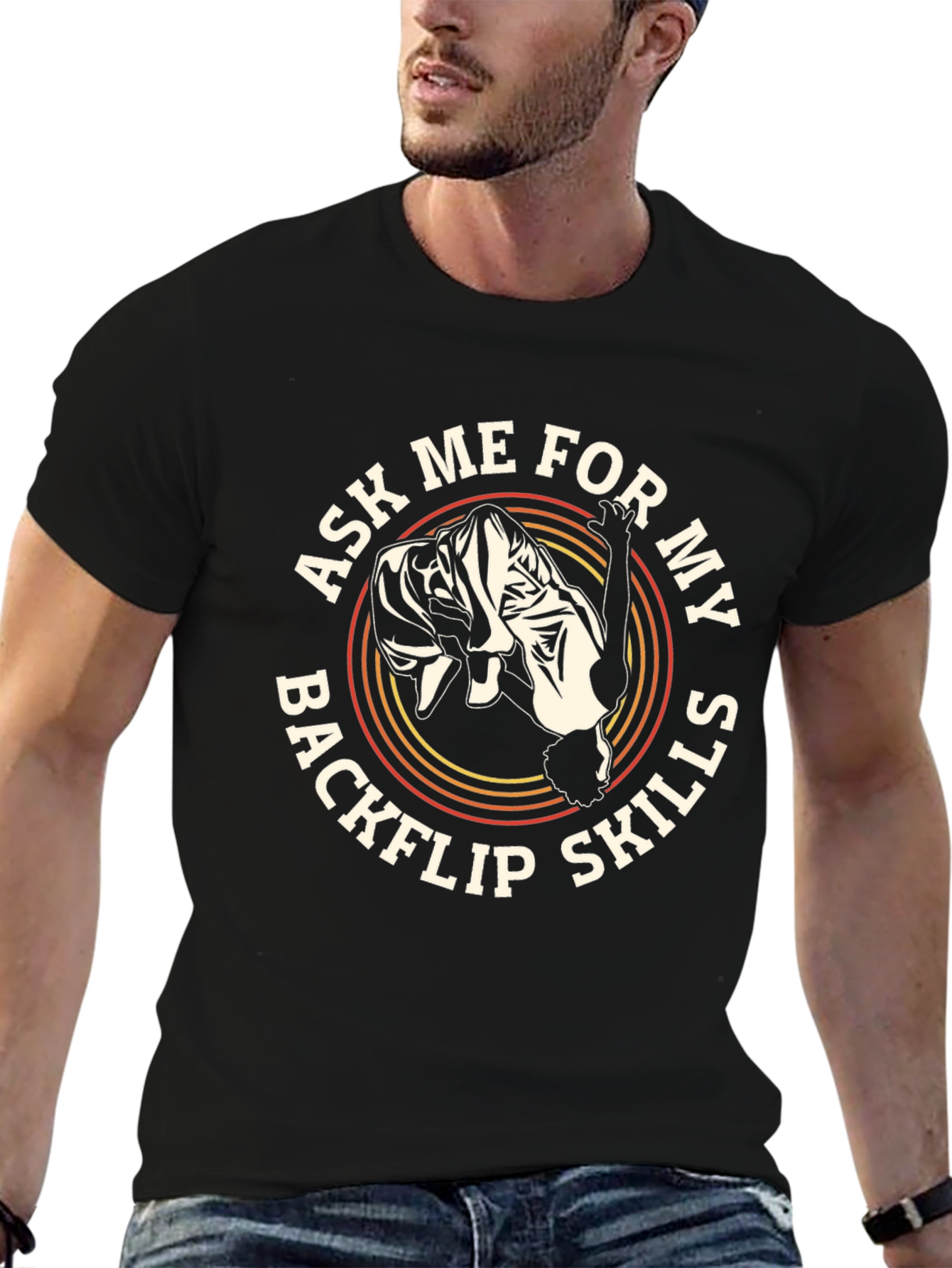 Backflip Skills T-Shirt - Ask Me!