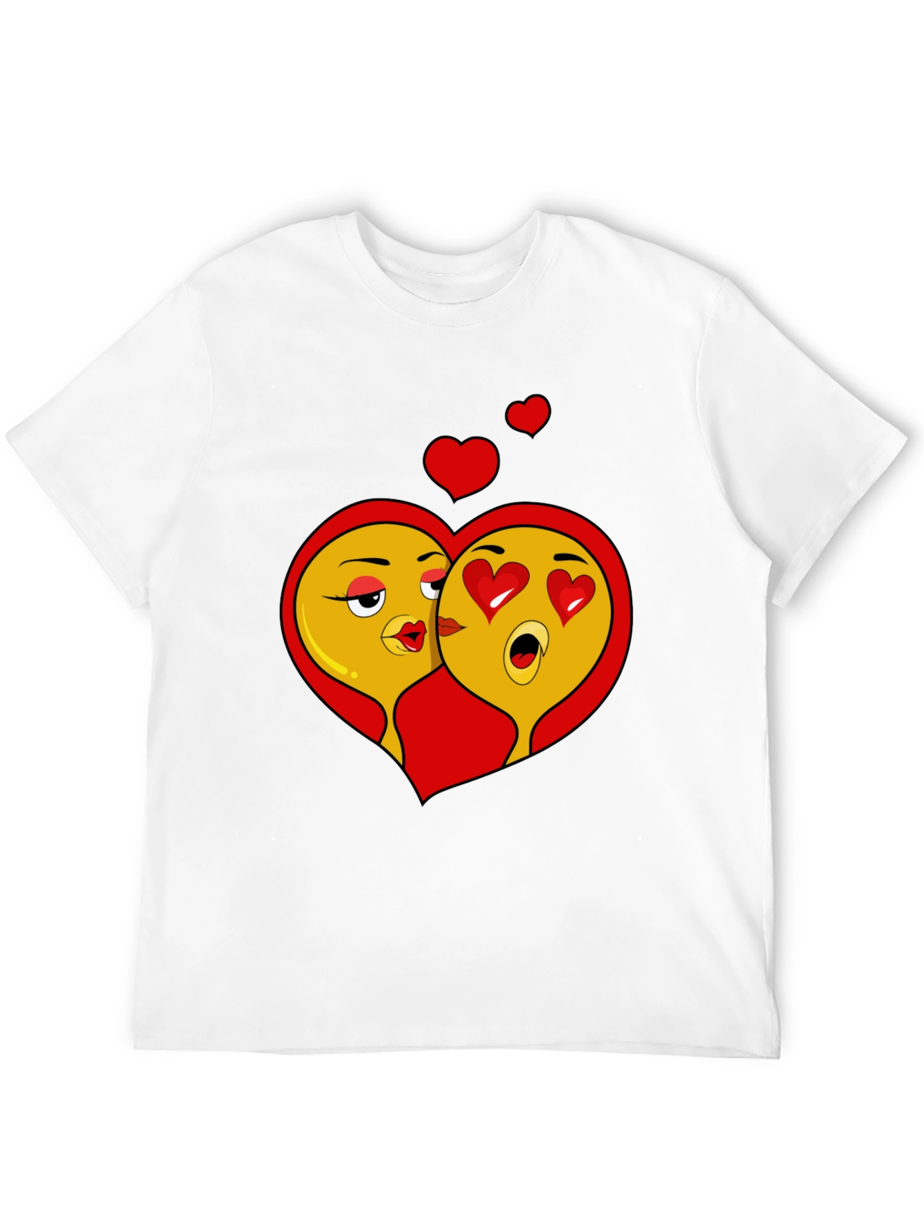 Emoji Love Black T-Shirt
