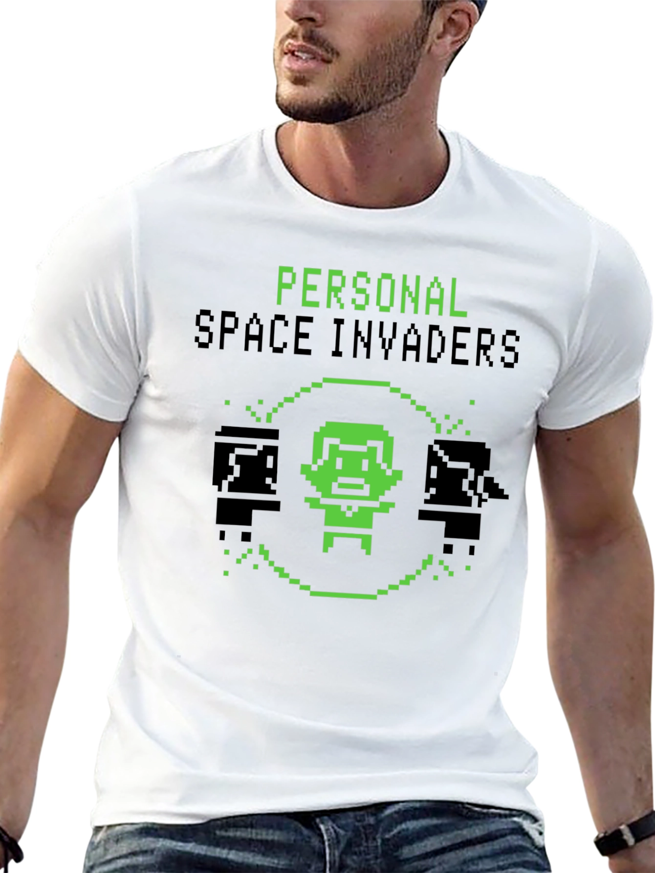 Personal Space Invaders Graphic Tee