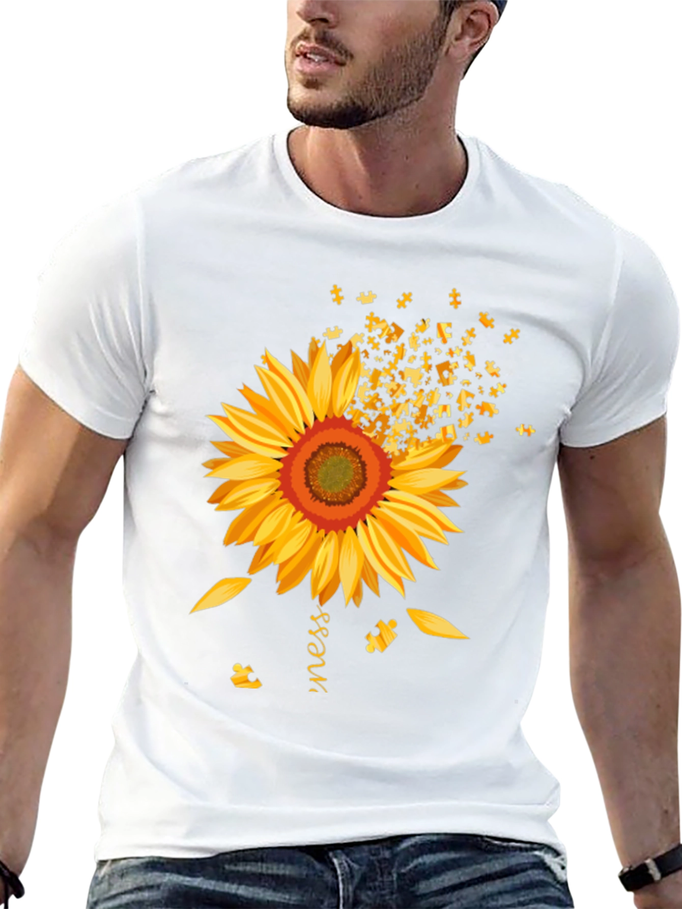 Sunflower Autism Awareness T-Shirt