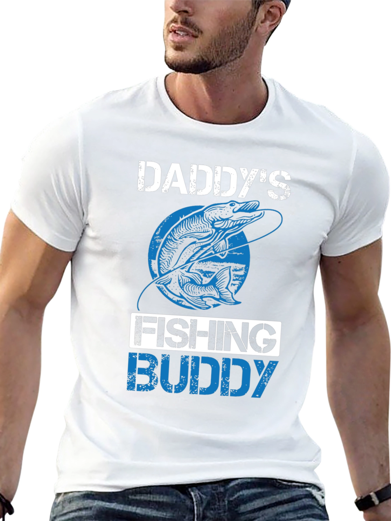 Daddys Fishing Buddy Graphic Tee