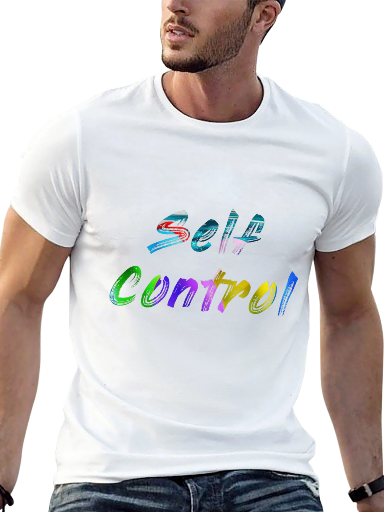 Self Control Graphic Tee - Black T-Shirt