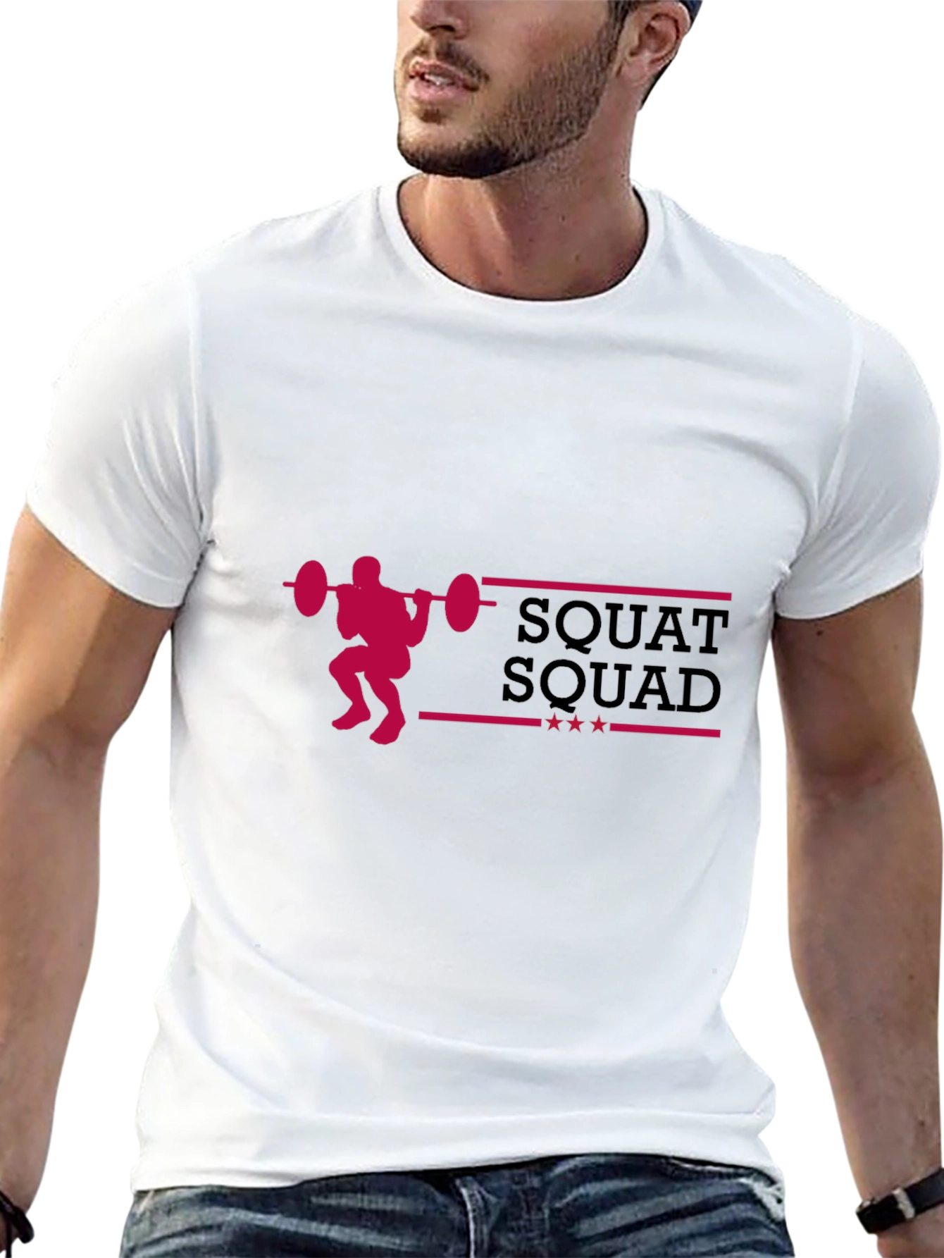 Squat Squad T-Shirt - Workout Gym Tee