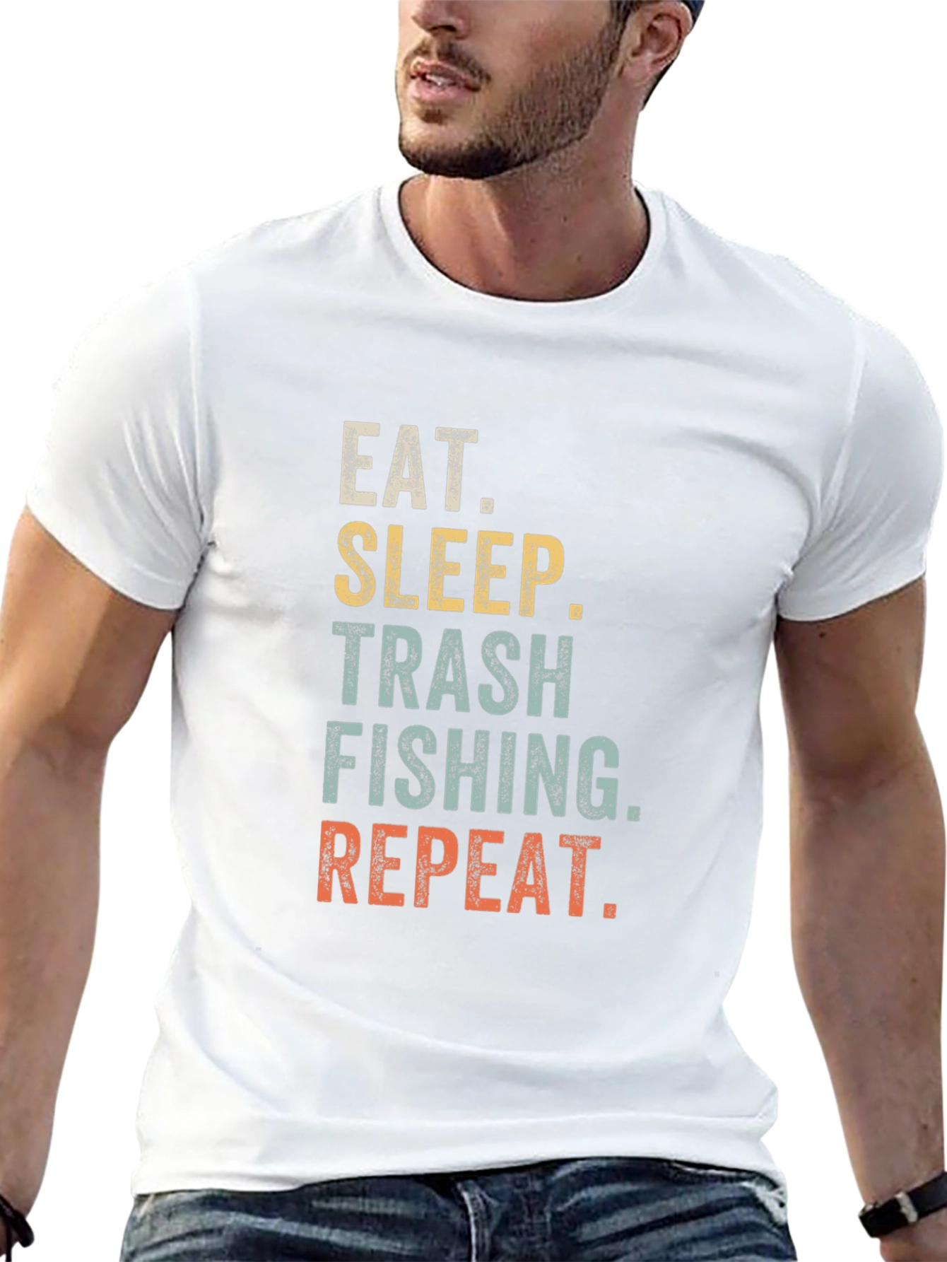 Eat Sleep Trash Fishing Repeat T-Shirt