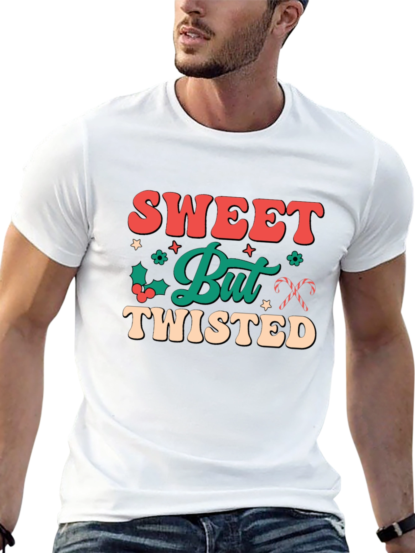Sweet But Twisted Christmas Graphic Tee