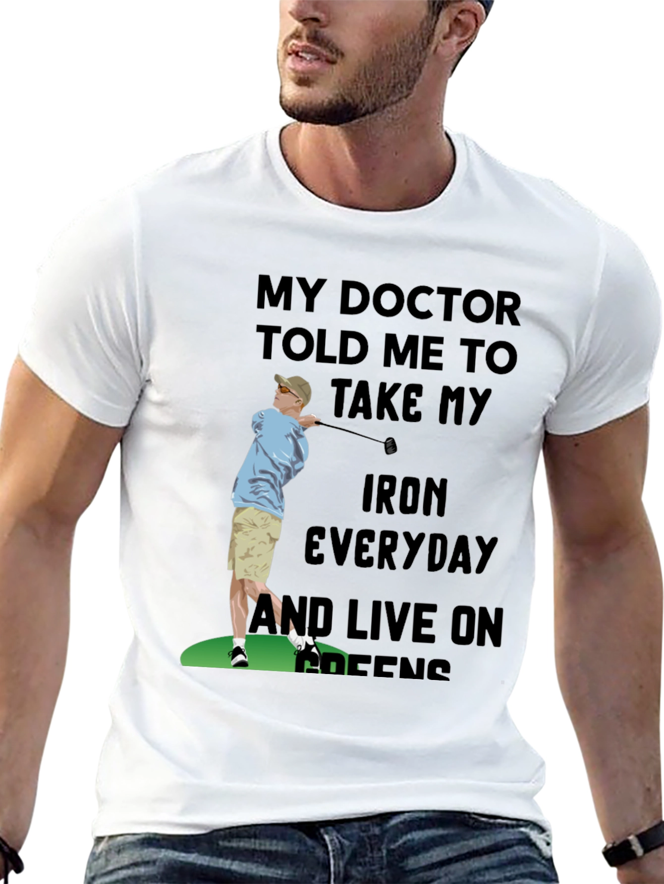 Golf Lover T-Shirt: Take My Iron Everyday