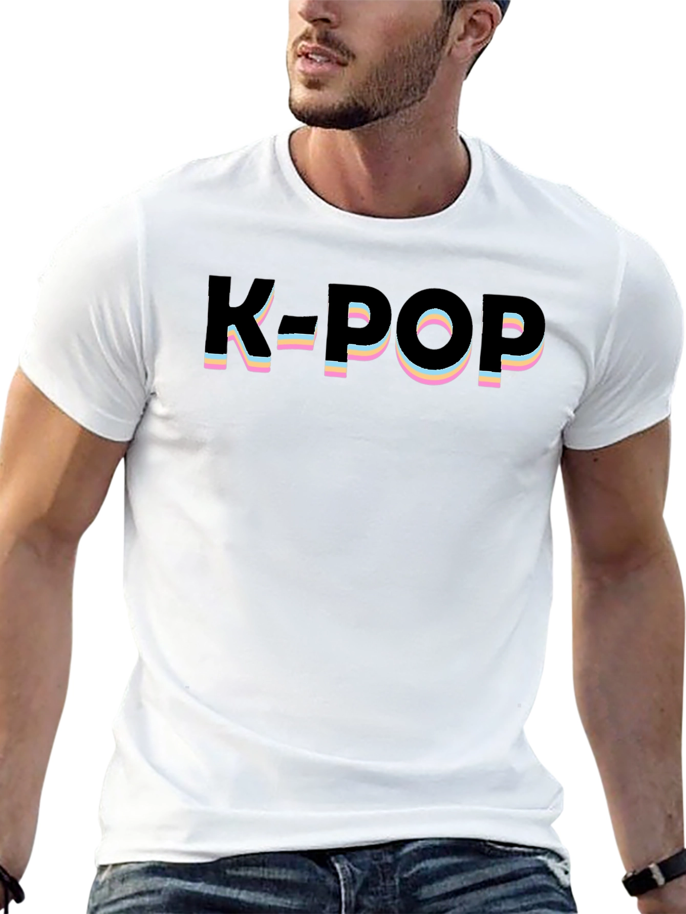 K-Pop Shirt - Black Cotton Tee