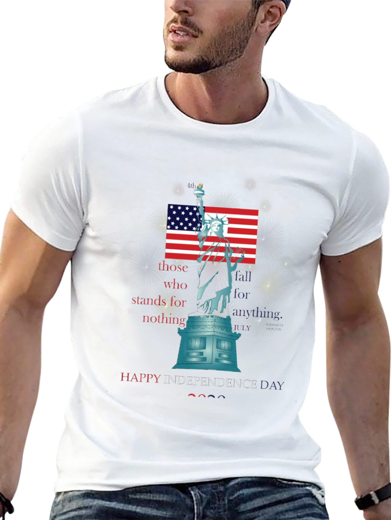 Independence Day Liberty Graphic Tee