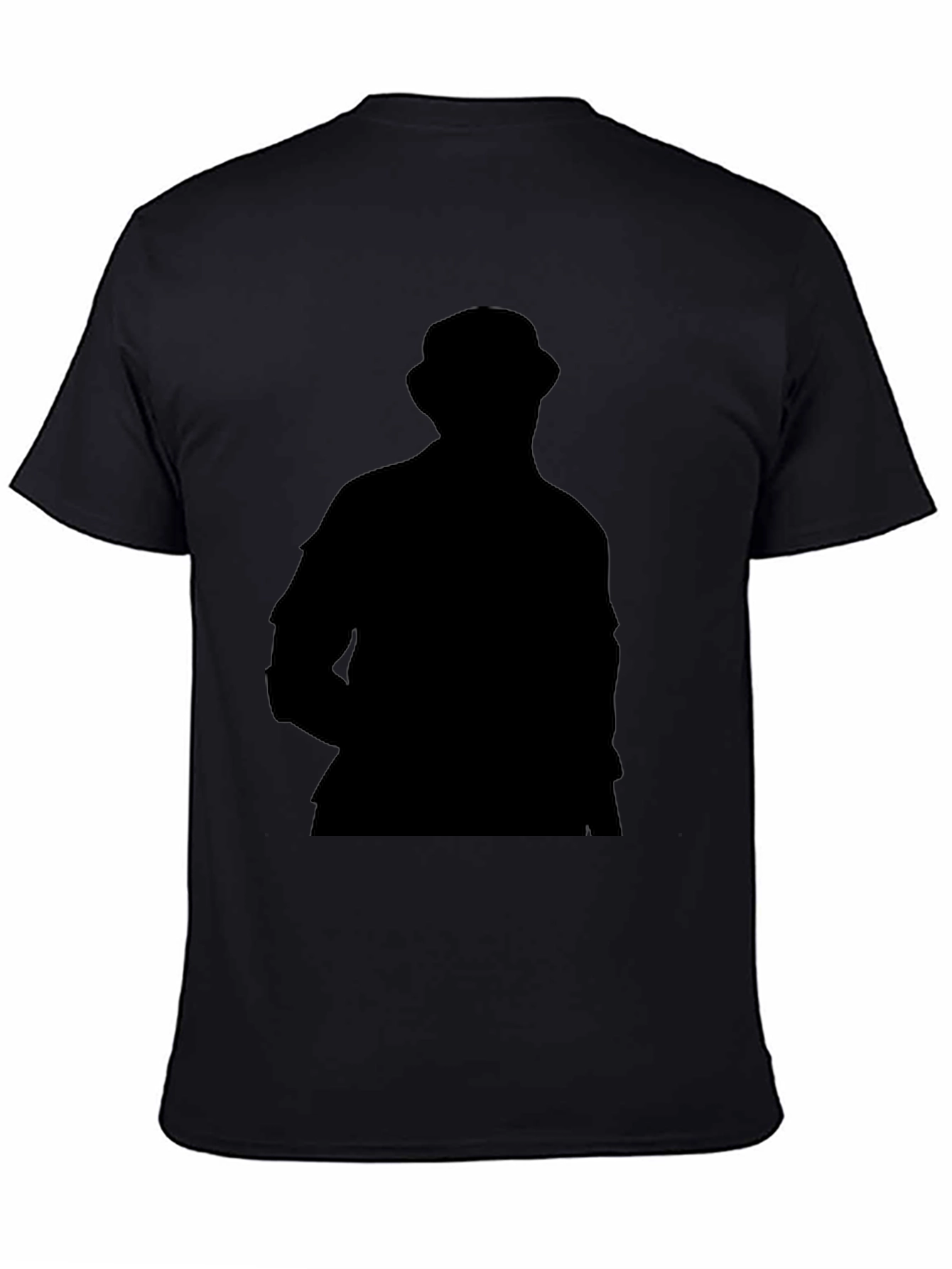 Silhouette Graphic Print Crew Neck T-Shirt