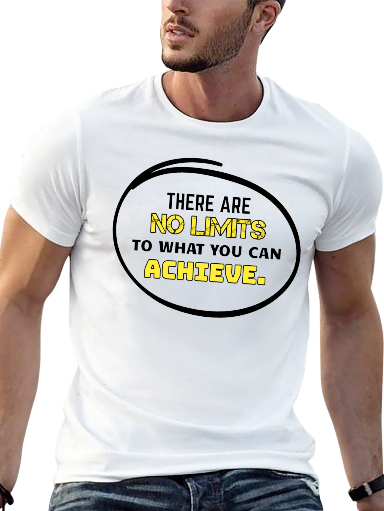 Motivational T-Shirt - No Limits Achieve