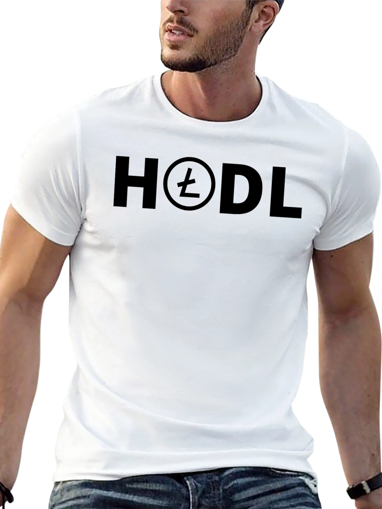 HODL Crypto Tee - Bitcoin Litecoin Apparel