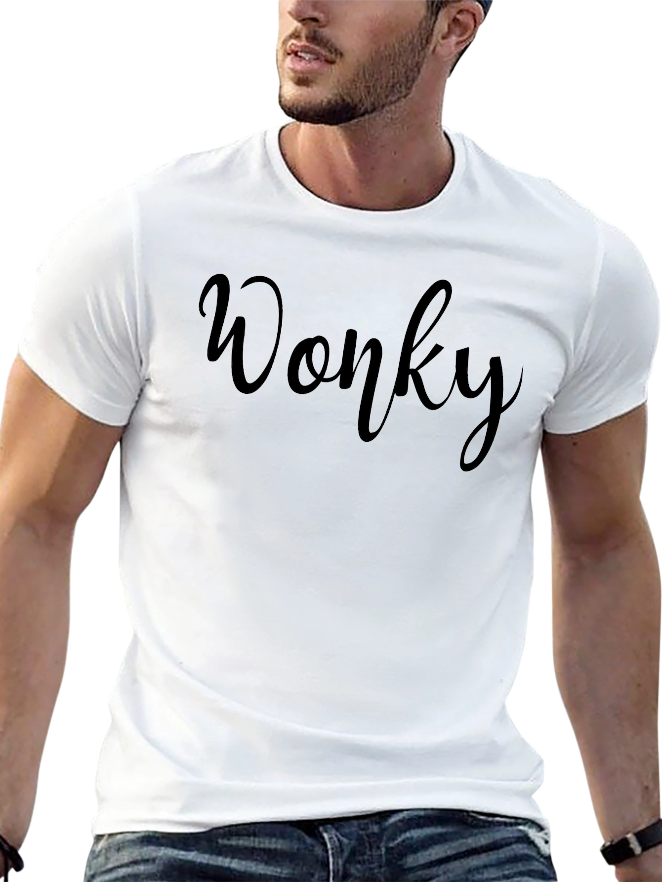 Wonky Graphic Tee - Soft Stylish T-Shirt