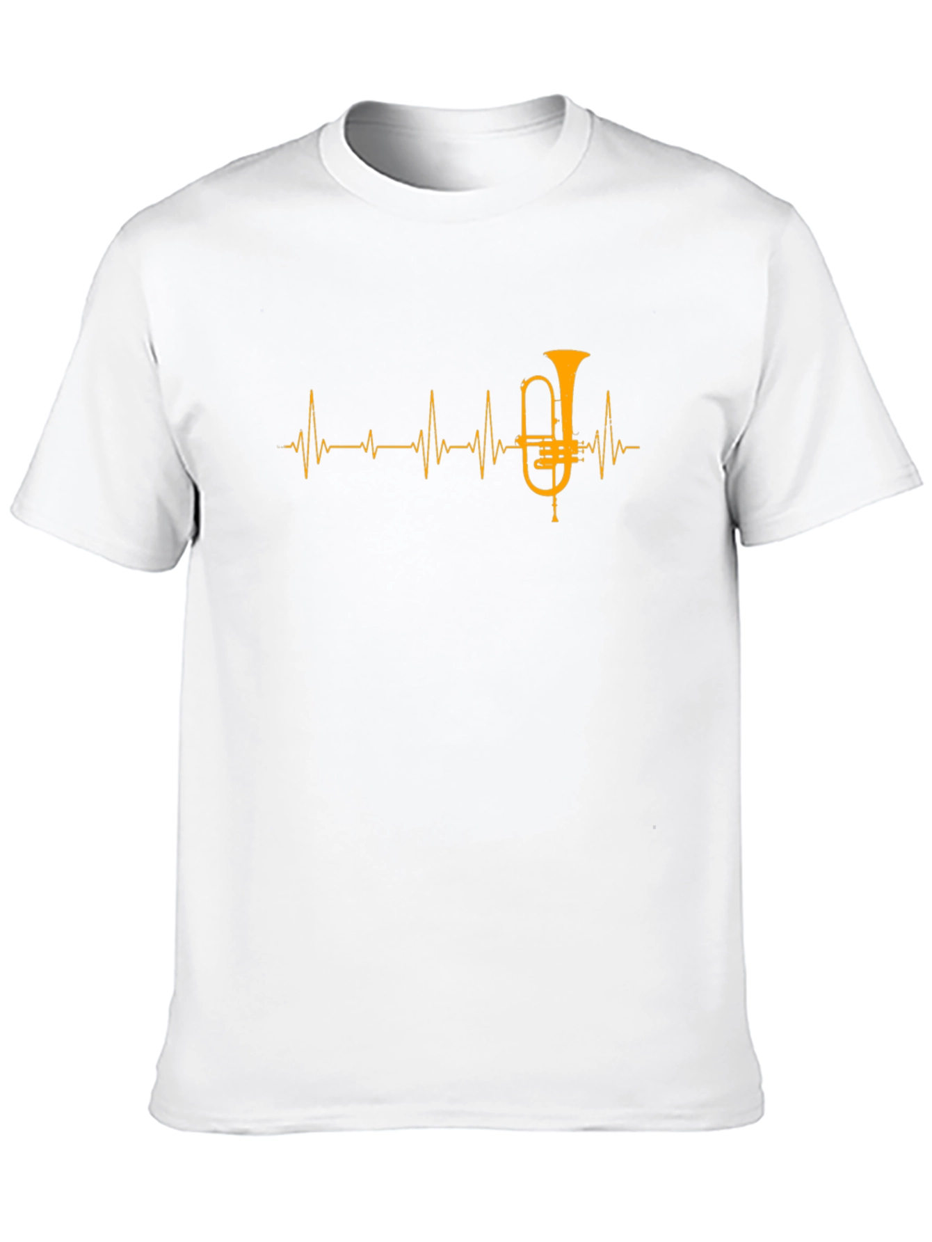 Tuba Heartbeat T-Shirt - Musician Gift