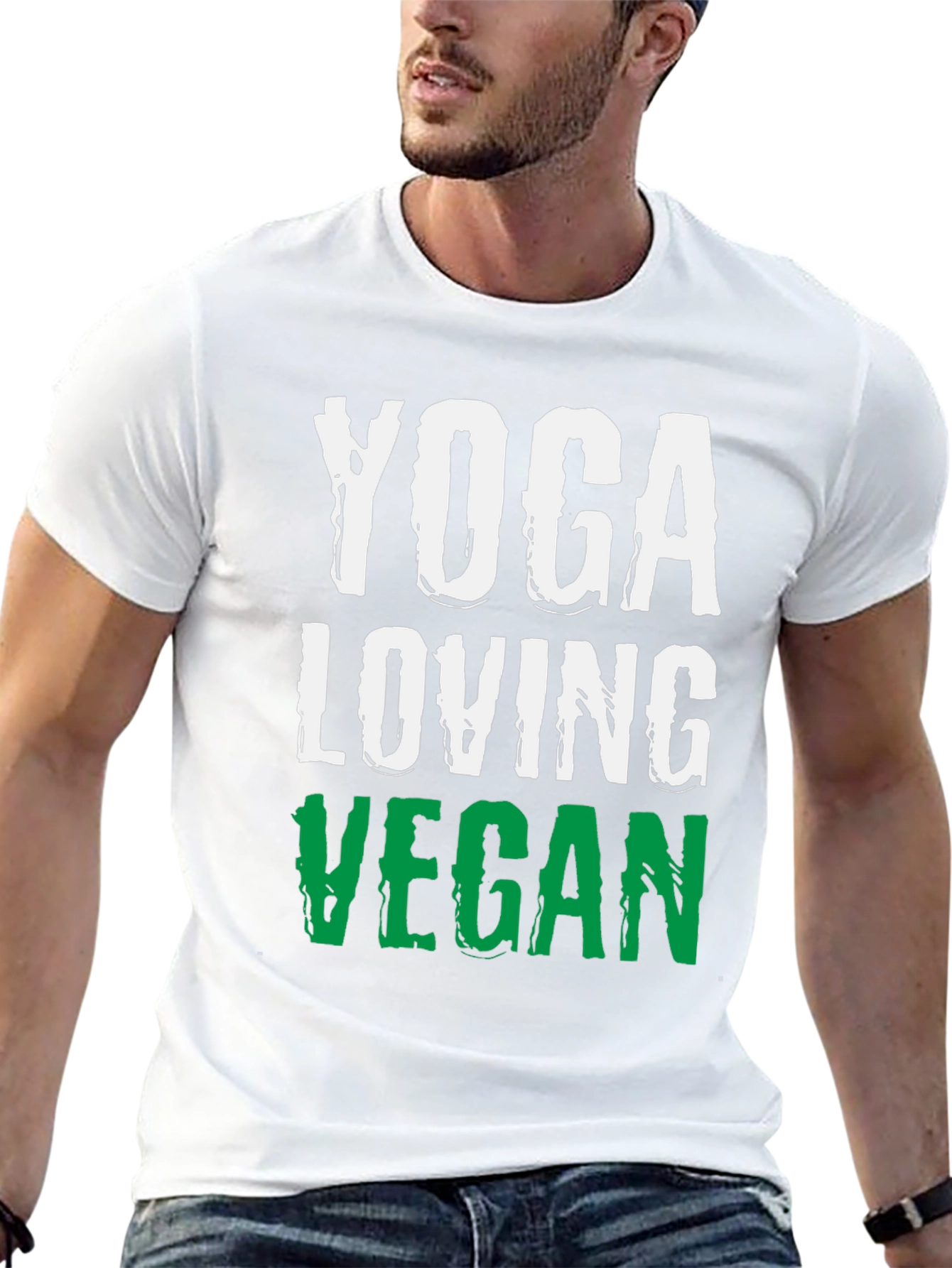 Yoga Loving Vegan Black T-Shirt
