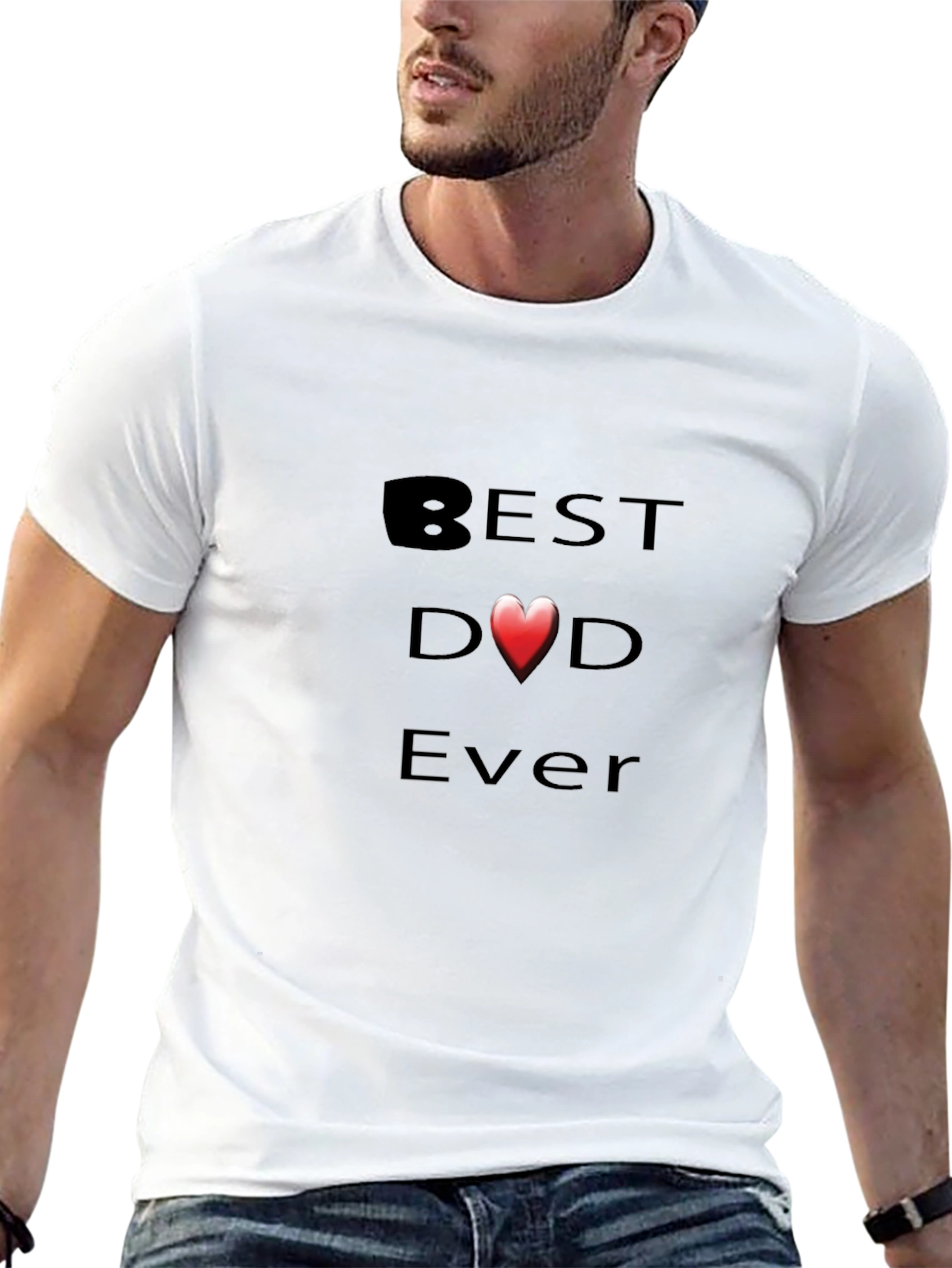 Best Dad Ever T-Shirt - Black