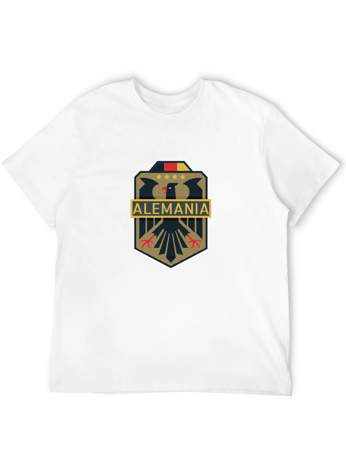 Alemania Eagle Crest Graphic Tee - Black