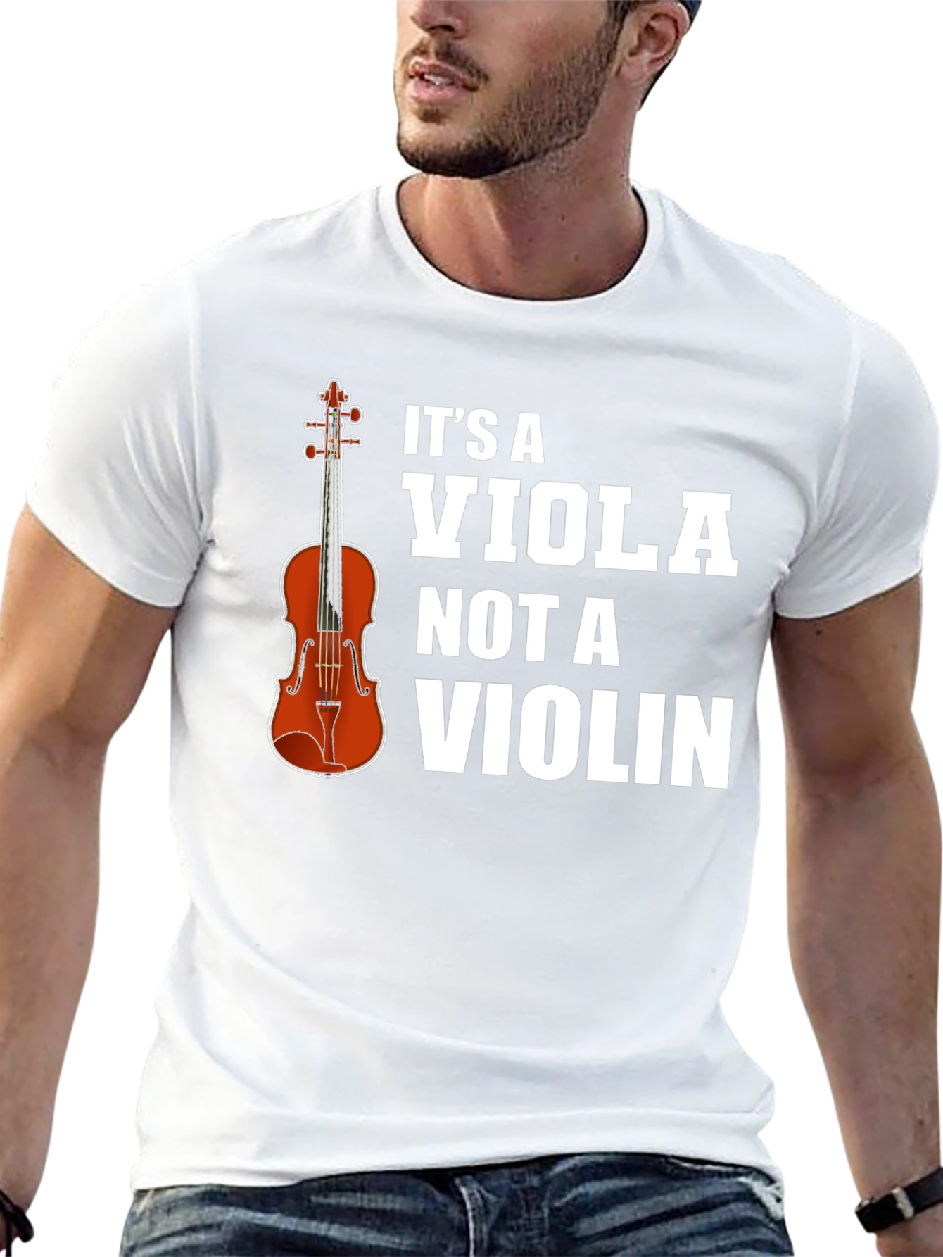 Its a Viola Not a Violin T-Shirt Musician Gift