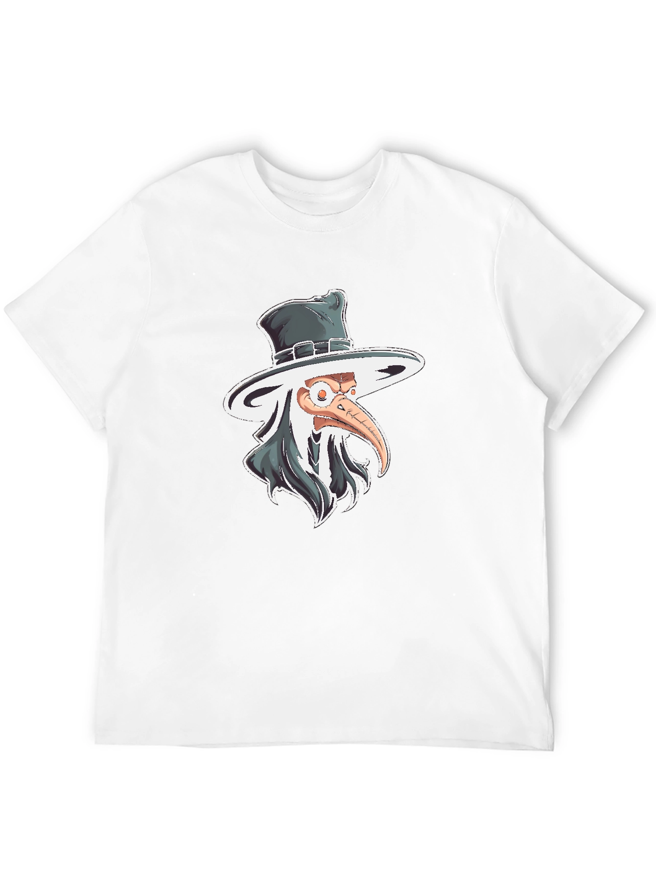 Plague Doctor Graphic Tee - Quirky Style