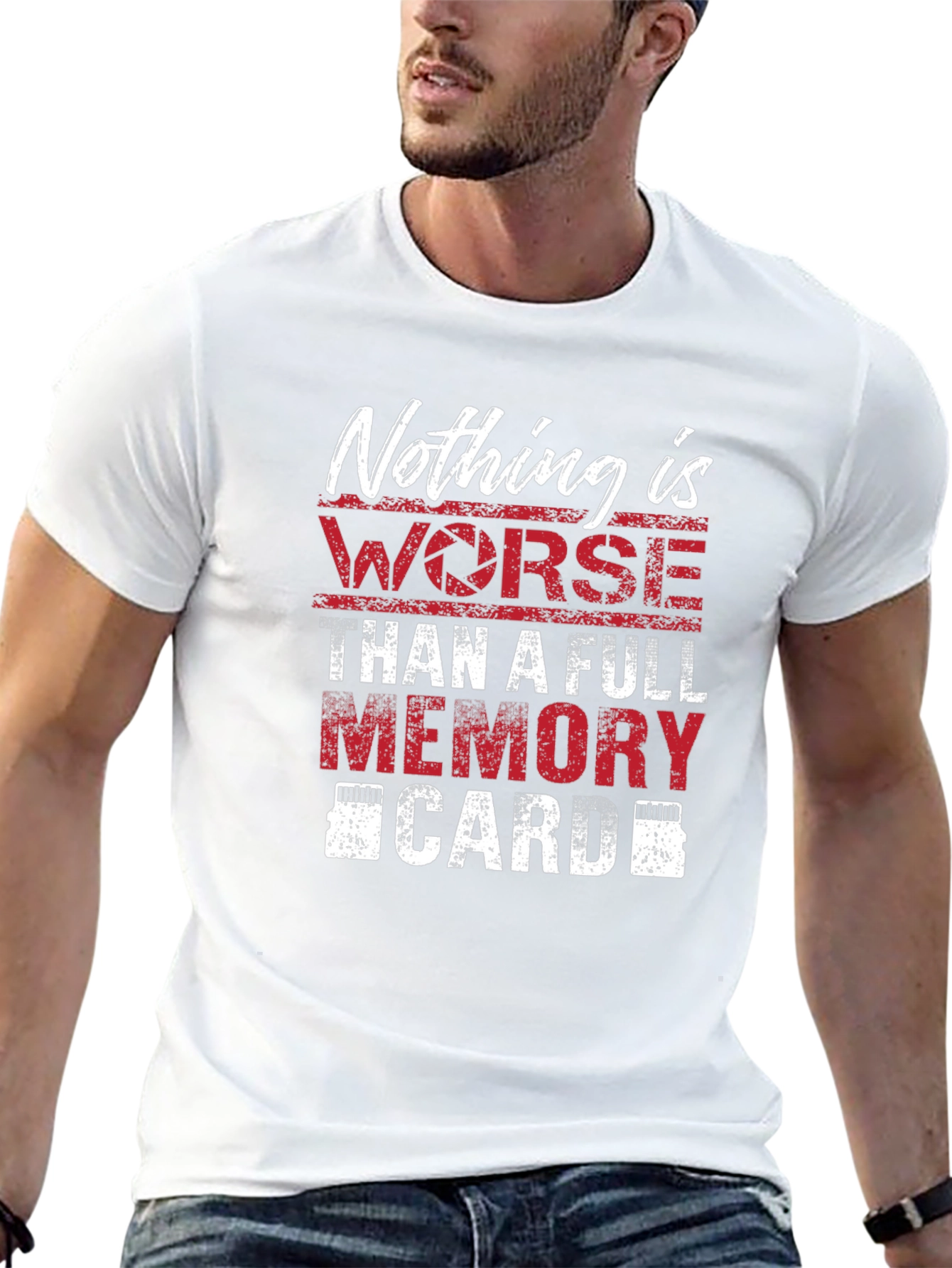 Photographers Humor T-Shirt - Full Memory Card