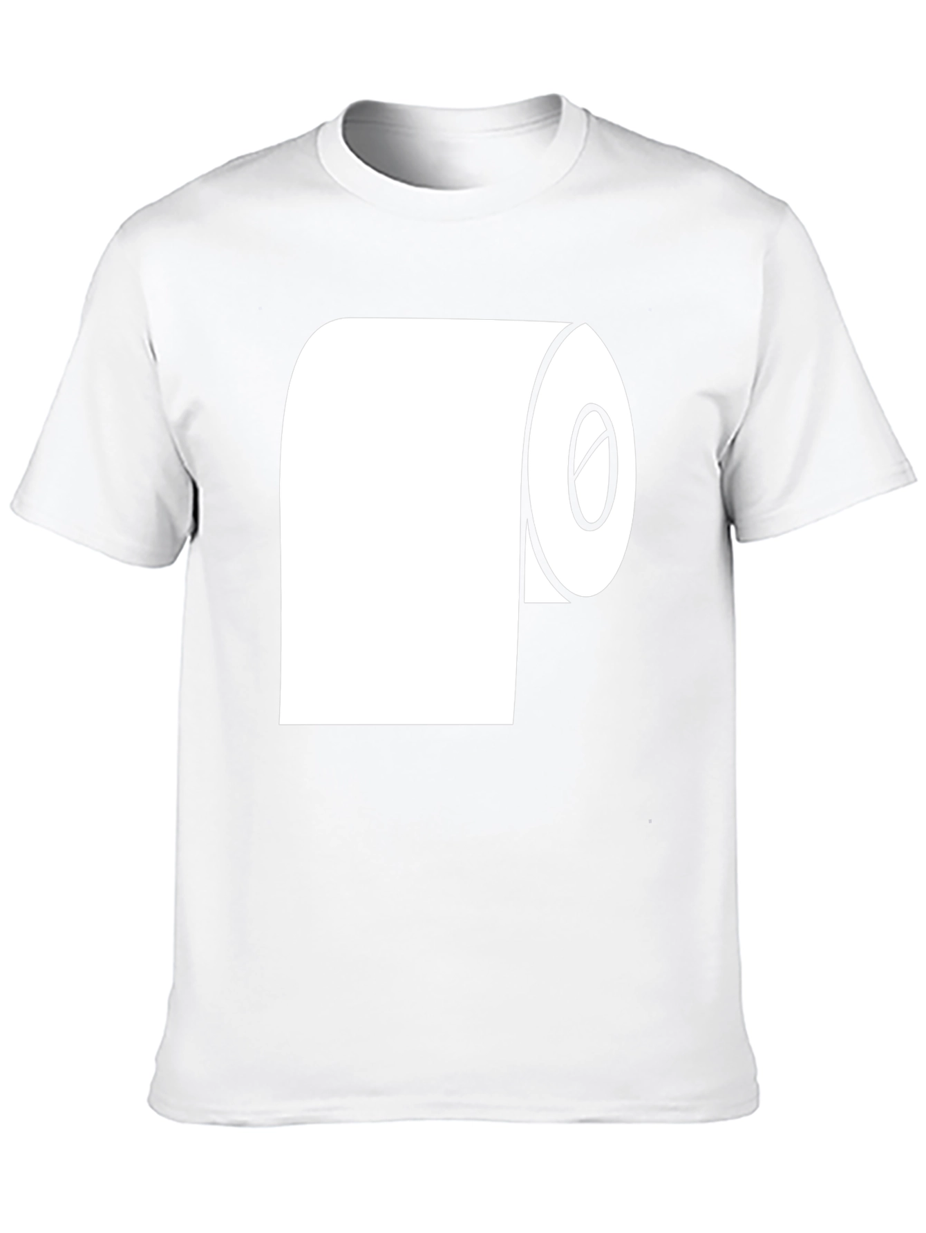 Funny Toilet Paper Roll Graphic T-Shirt