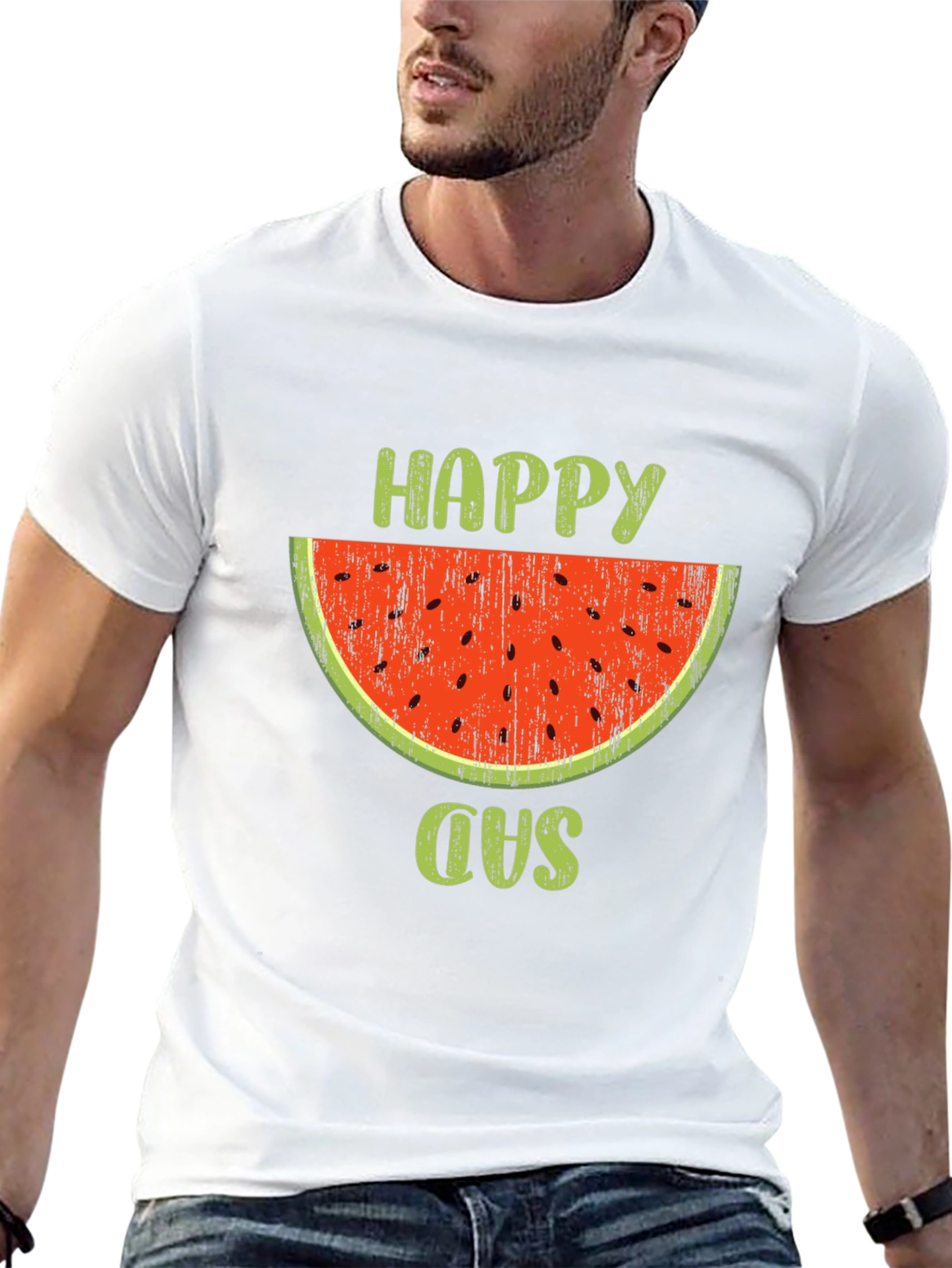 Happy Sad Watermelon Graphic Tee