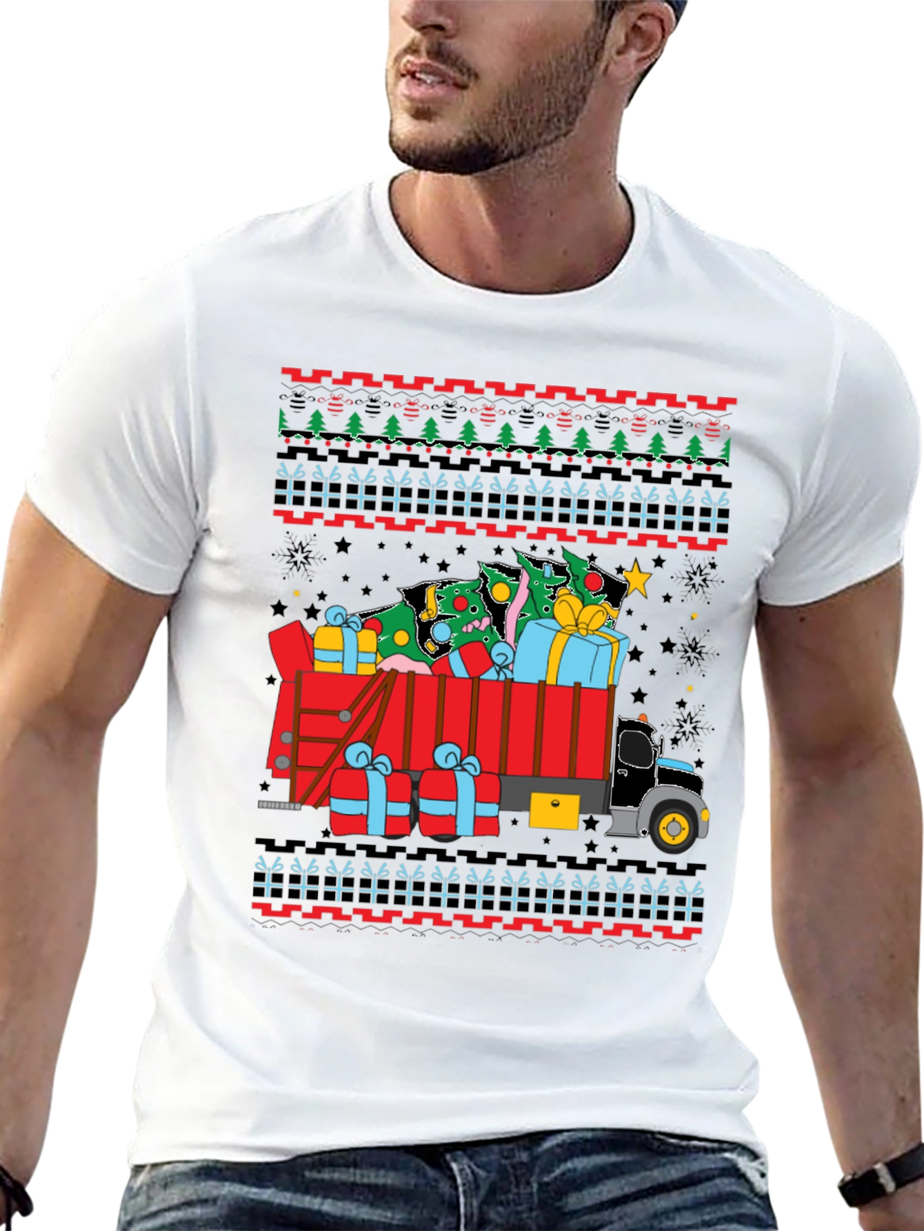 Ugly Christmas Truck T-Shirt