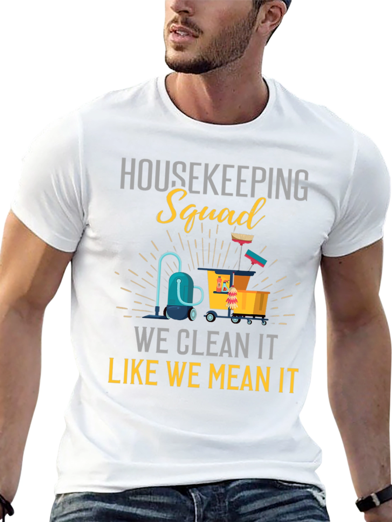 Housekeeping Squad Graphic T-Shirt