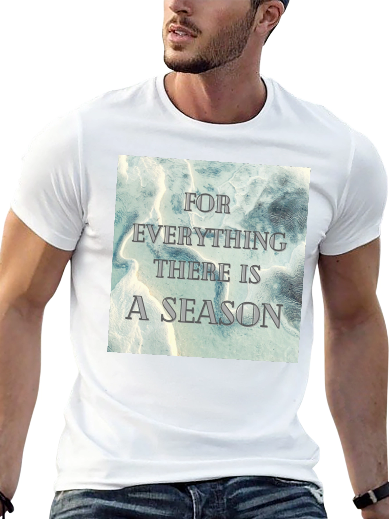 Inspirational Season Graphic Tee - Black