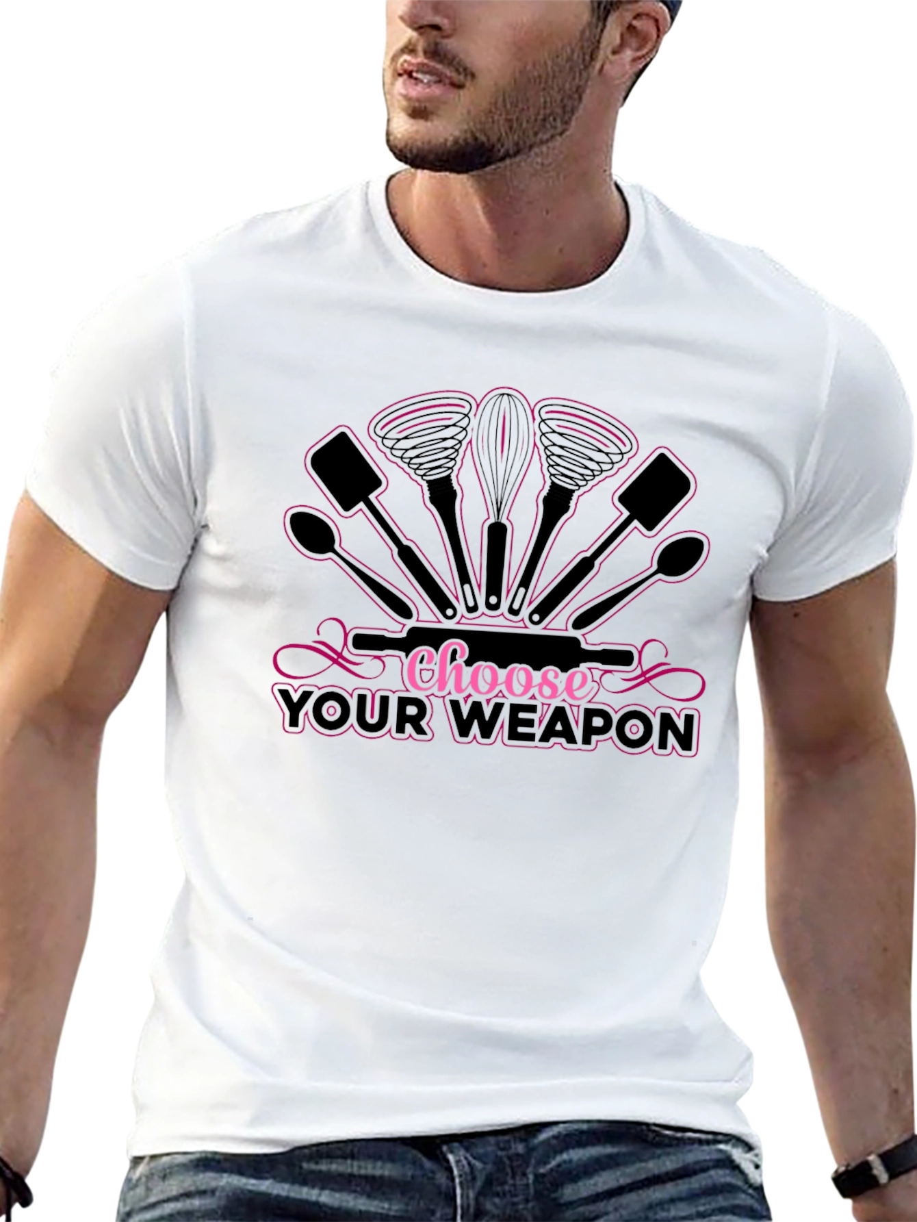 Choose Your Weapon Chef T-Shirt