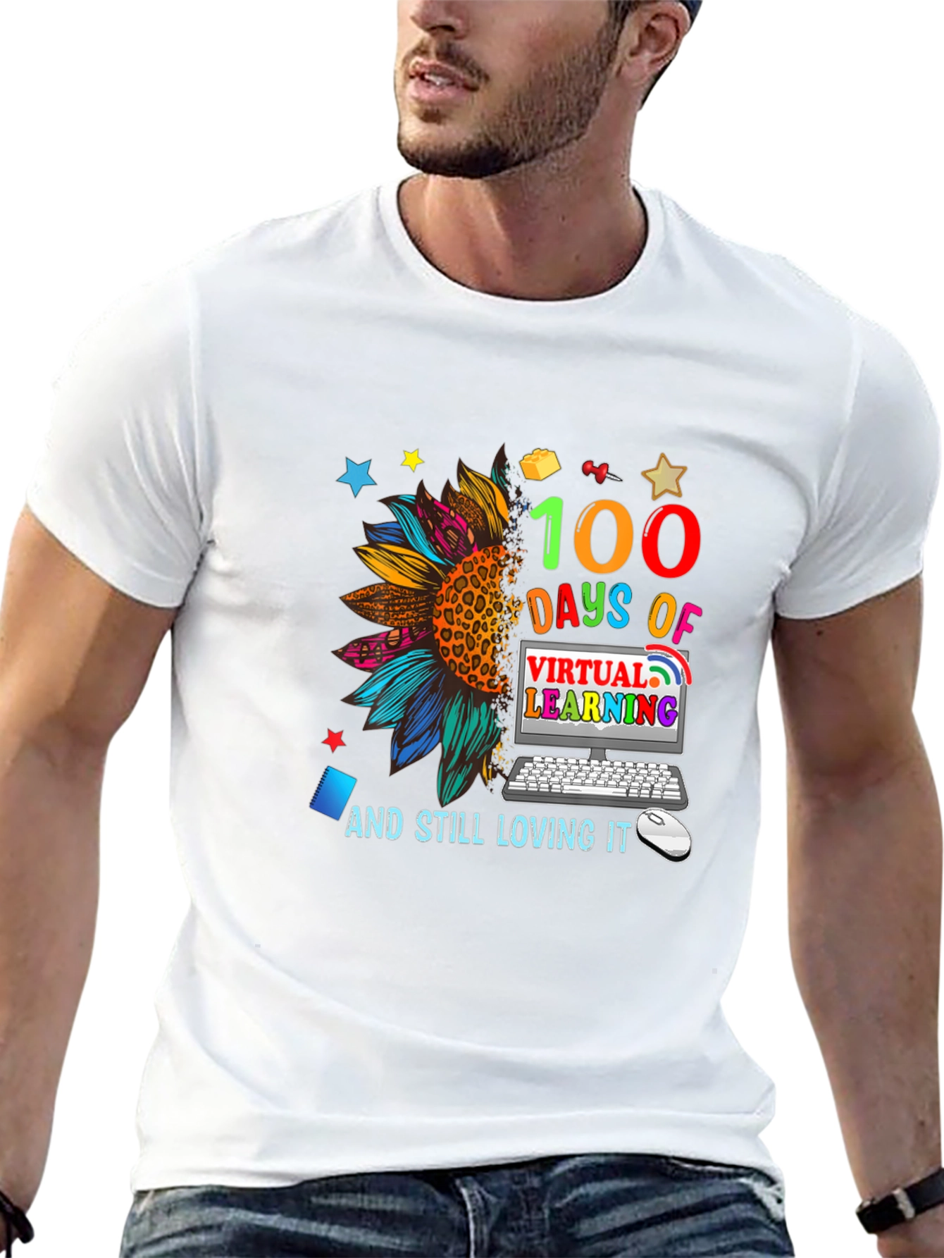 100 Days Virtual Learning T-Shirt
