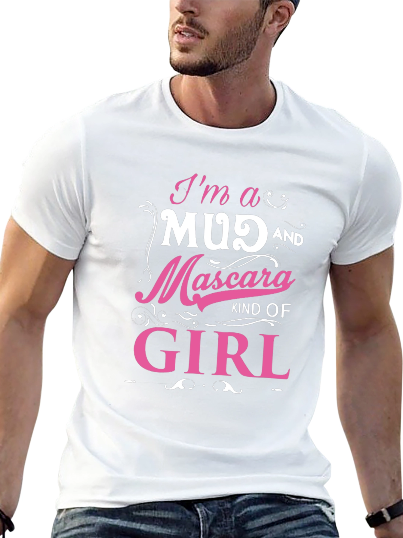 Mud & Mascara Girl Graphic Tee - Fun T-Shirt