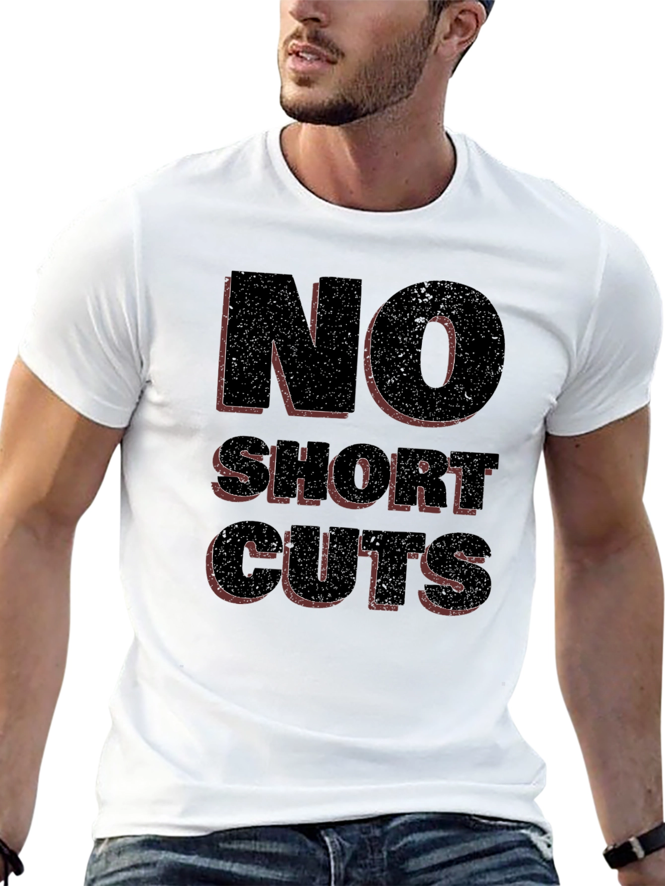 No Shortcuts Graphic Tee - Black