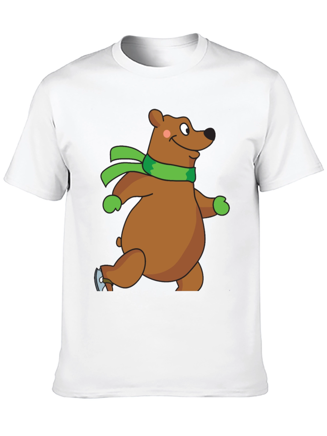 Bear on Skates Graphic Tee