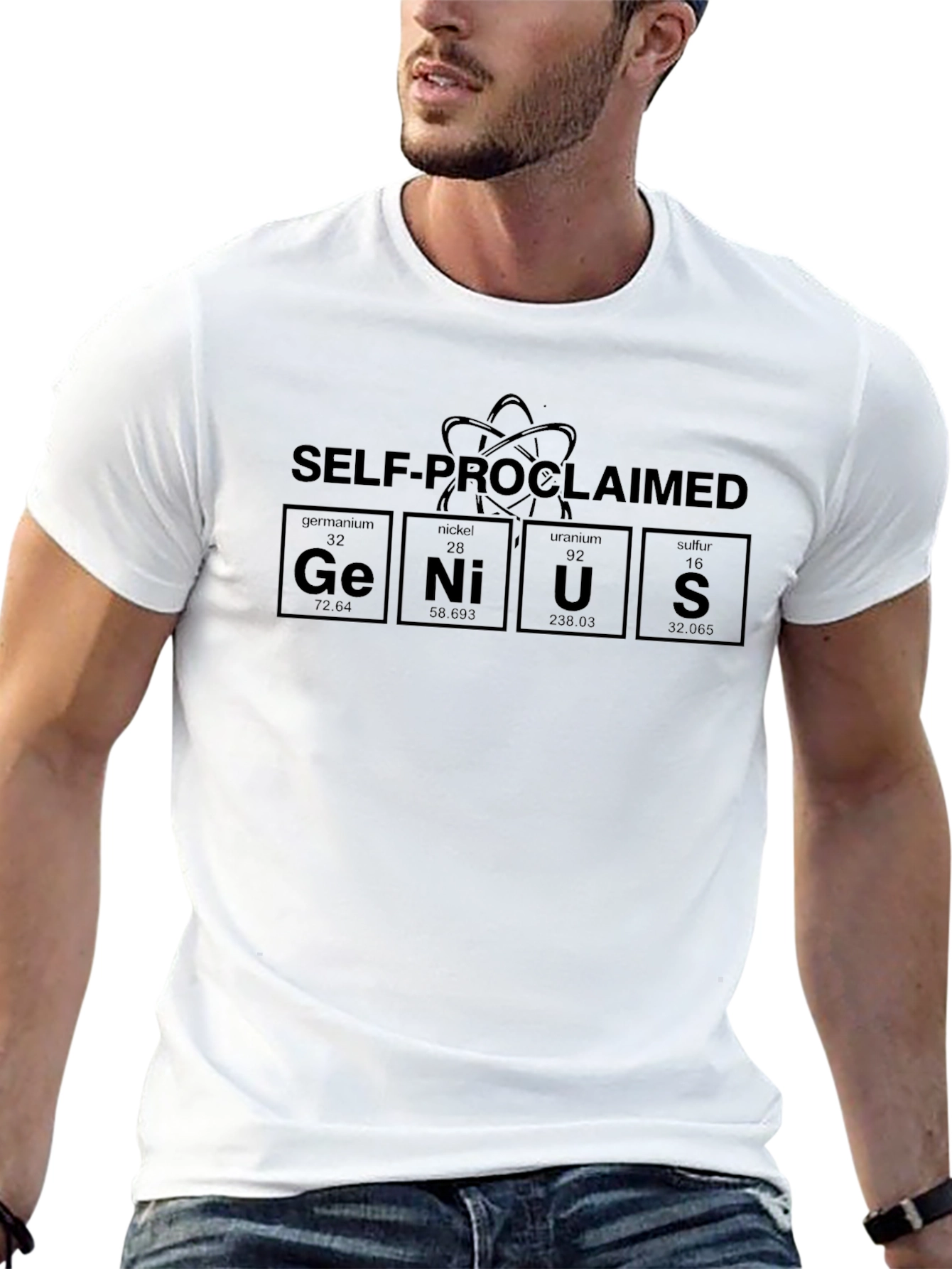 Self-Proclaimed Genius T-Shirt - Periodic Table Elements