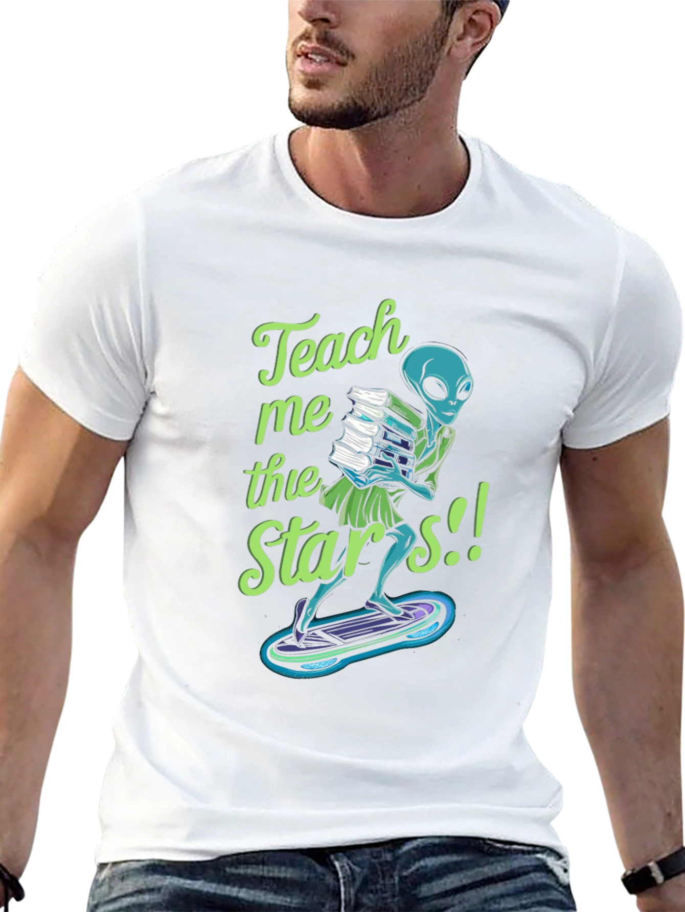 Teach Me The Stars Alien T-Shirt