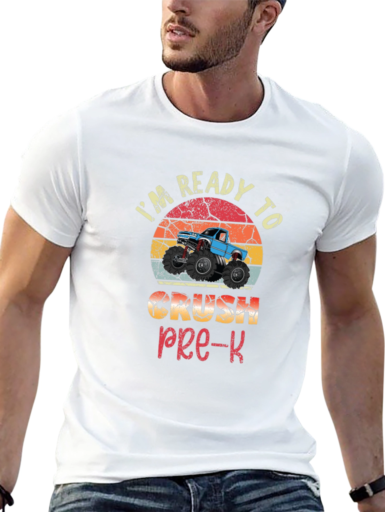 Ready To Crush Pre-K Monster Truck T-Shirt