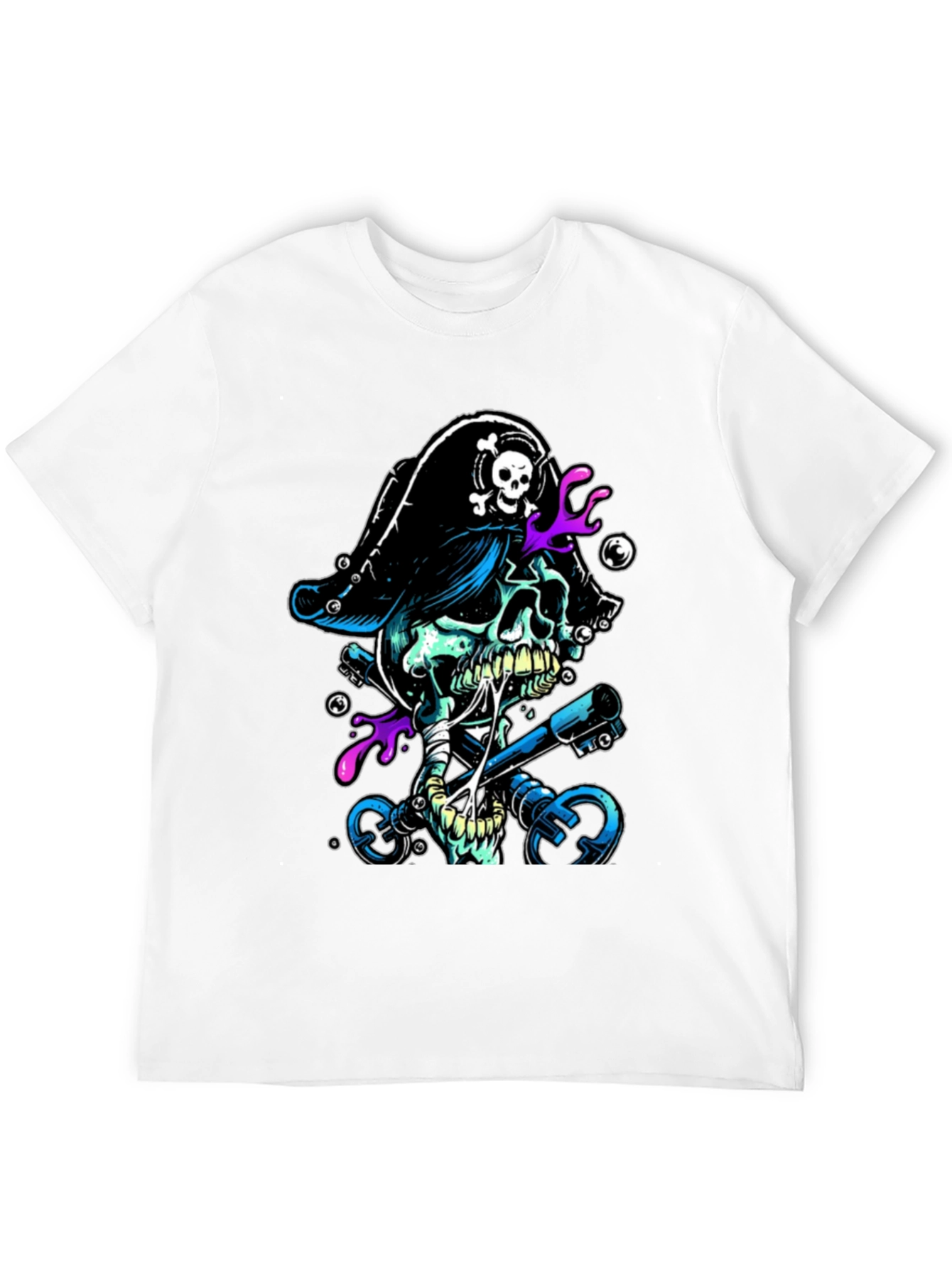 Pirate Skull Graphic T-Shirt