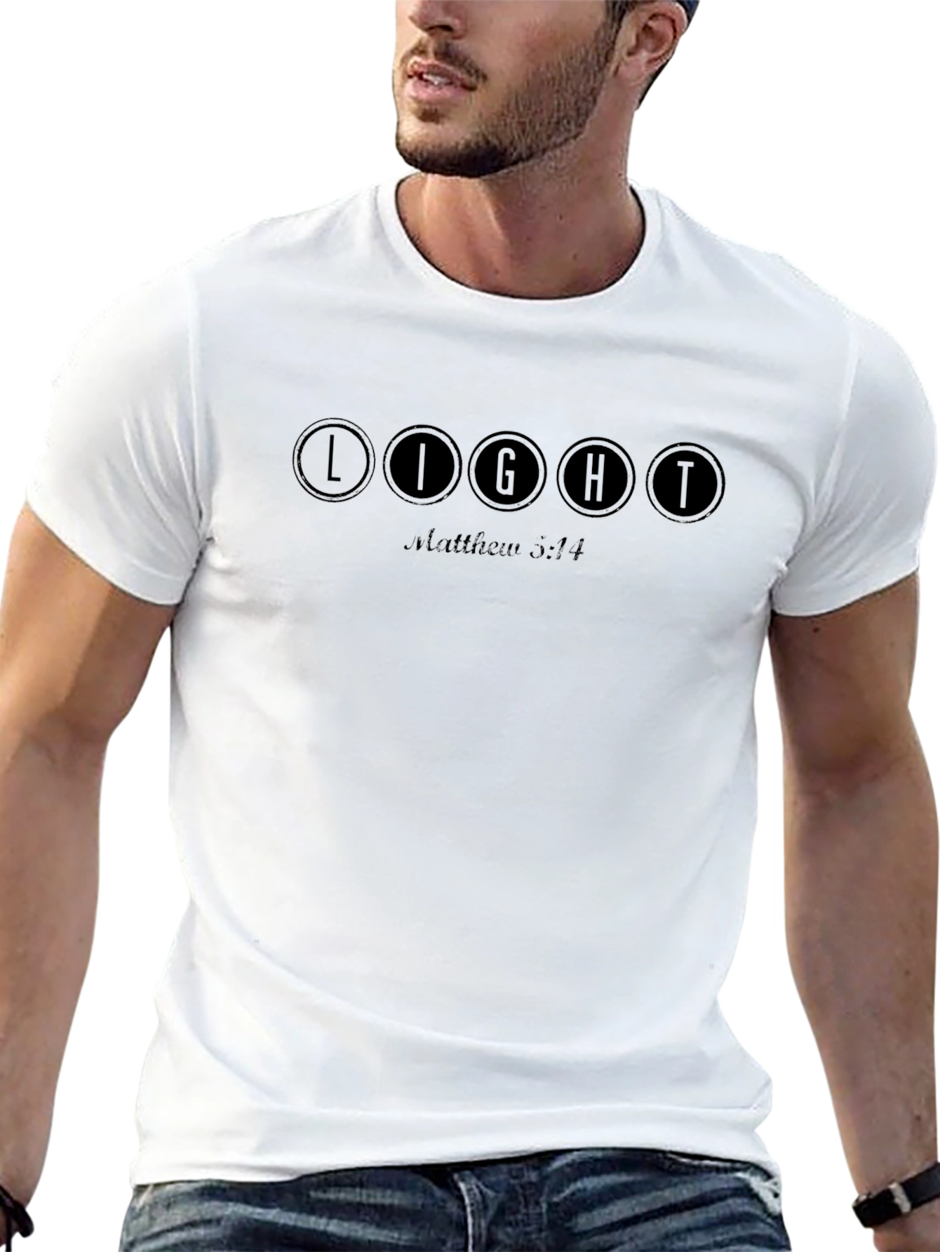 Light Matthew 5:14 Christian T-Shirt