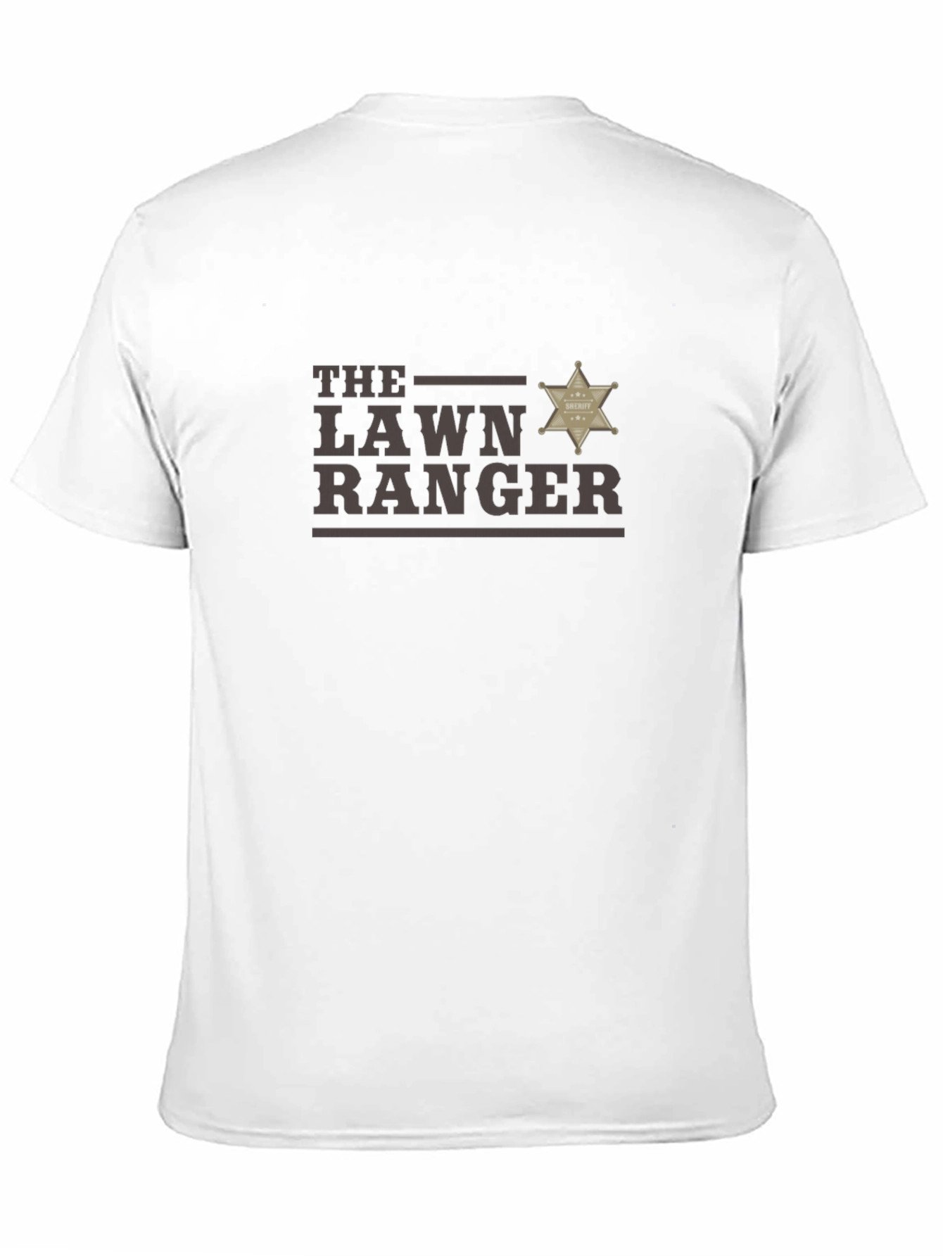 The Lawn Ranger Graphic Tee - Black Cotton T-Shirt