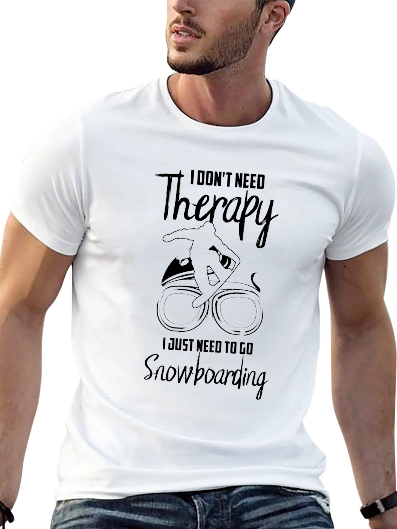 Snowboarding Therapy T-Shirt