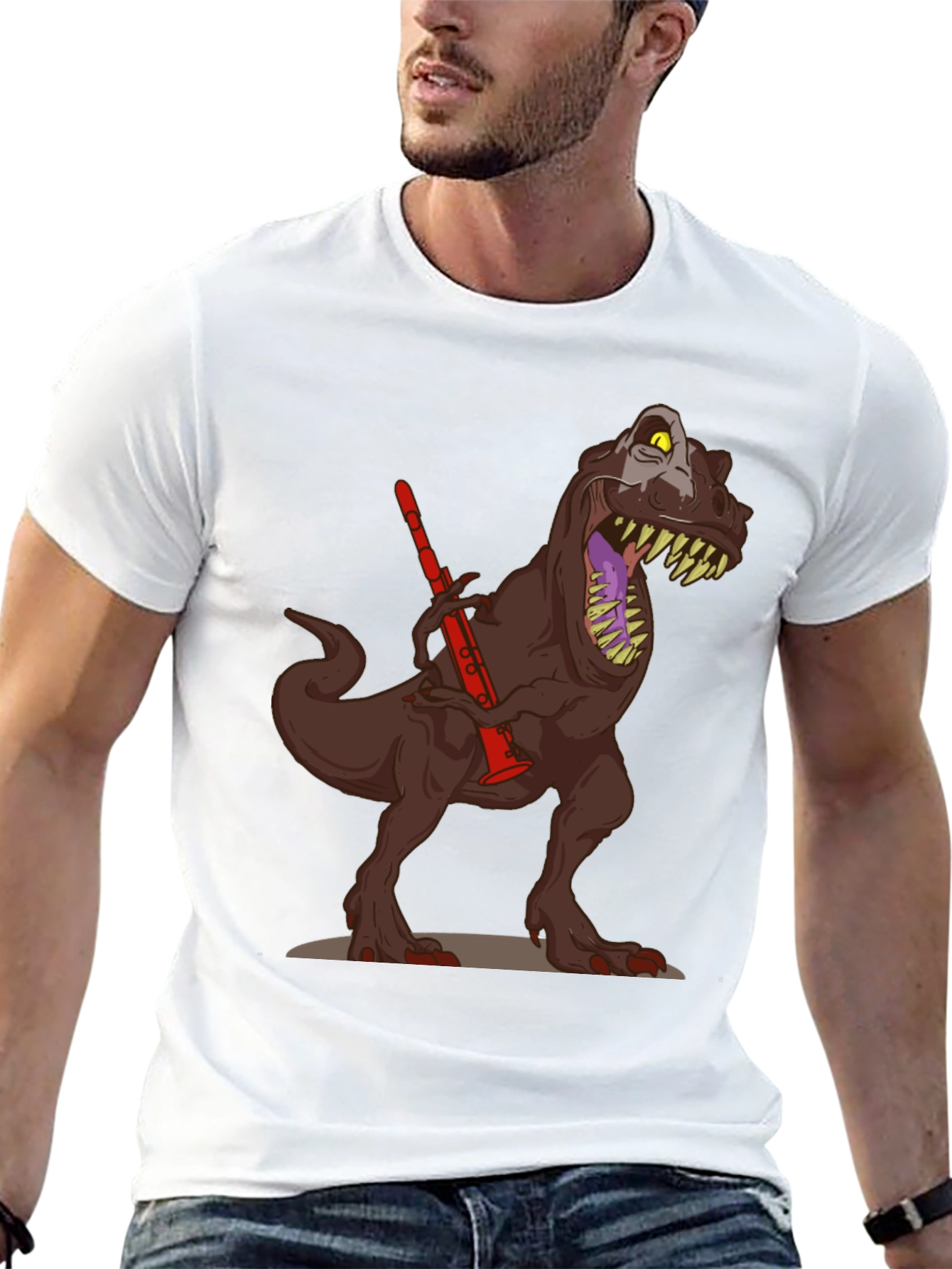 Dino Clarinet Black T-Shirt