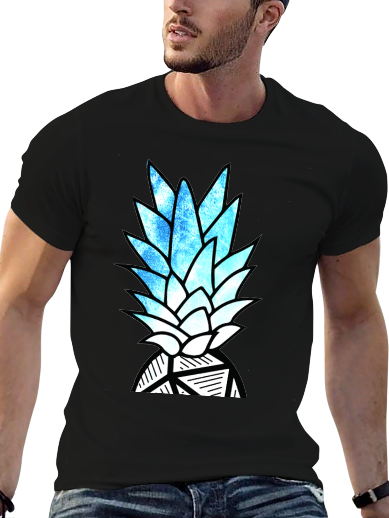 Tropical Pineapple Graphic Tee - Cool Summer Vibes!
