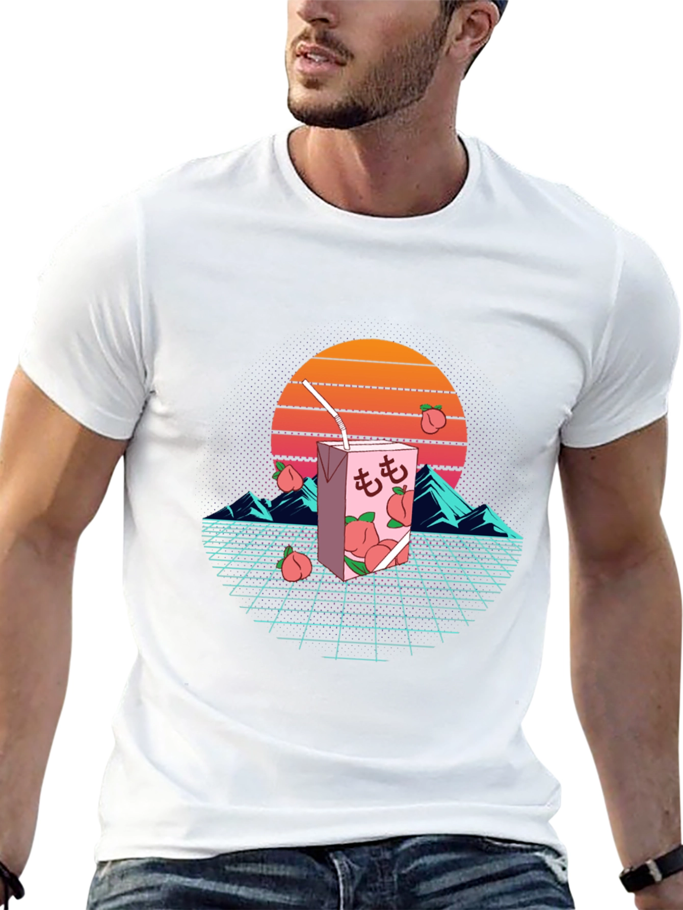 Retro Peach Juice T-Shirt