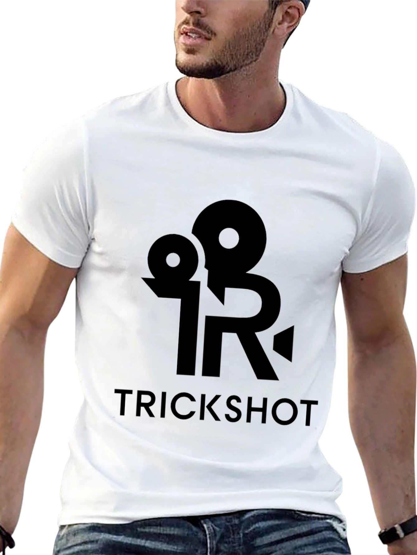 Trickshot Black Graphic Tee - Stylish & Unique