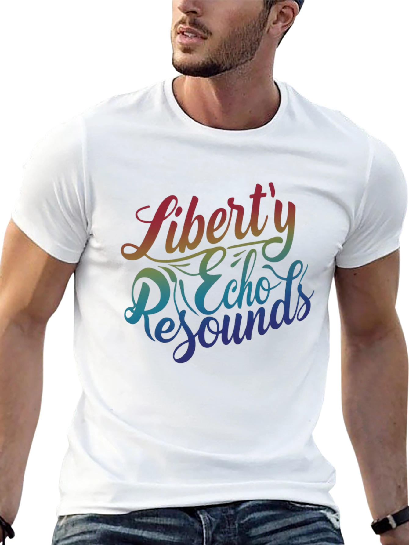 Liberty Echoes Resounds Graphic Tee