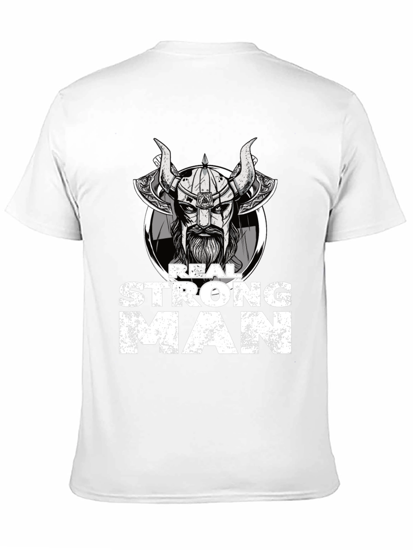 Real Strong Man Viking Graphic T-Shirt