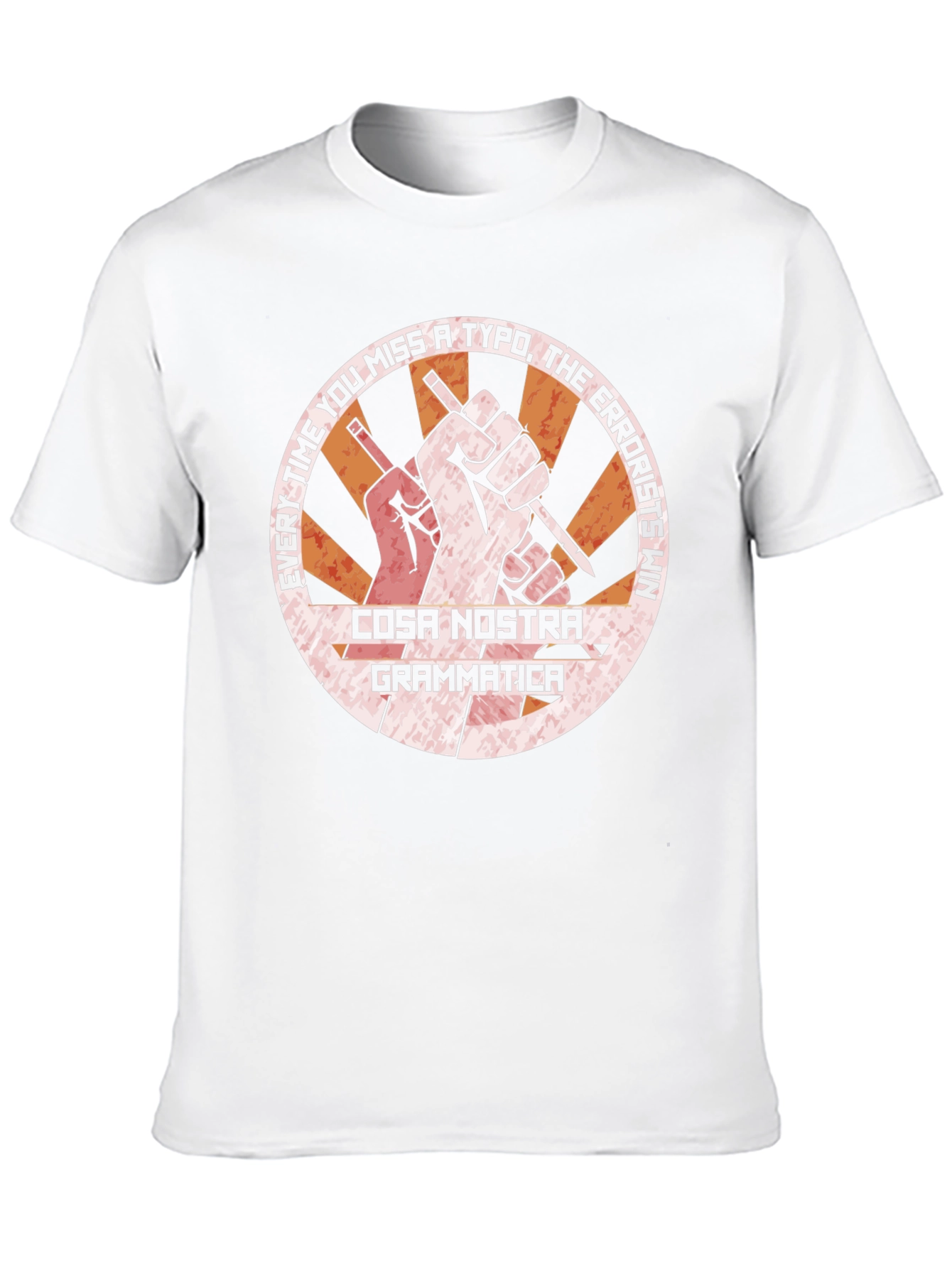 Cosa Nostra Grammatica Black T-Shirt