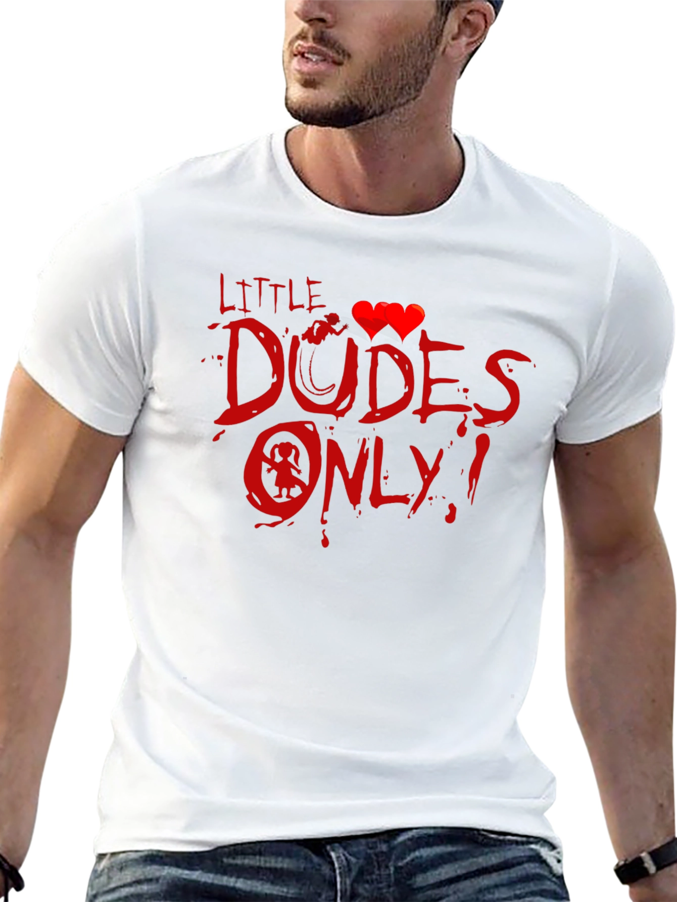Little Dudes Only! Graphic T-Shirt