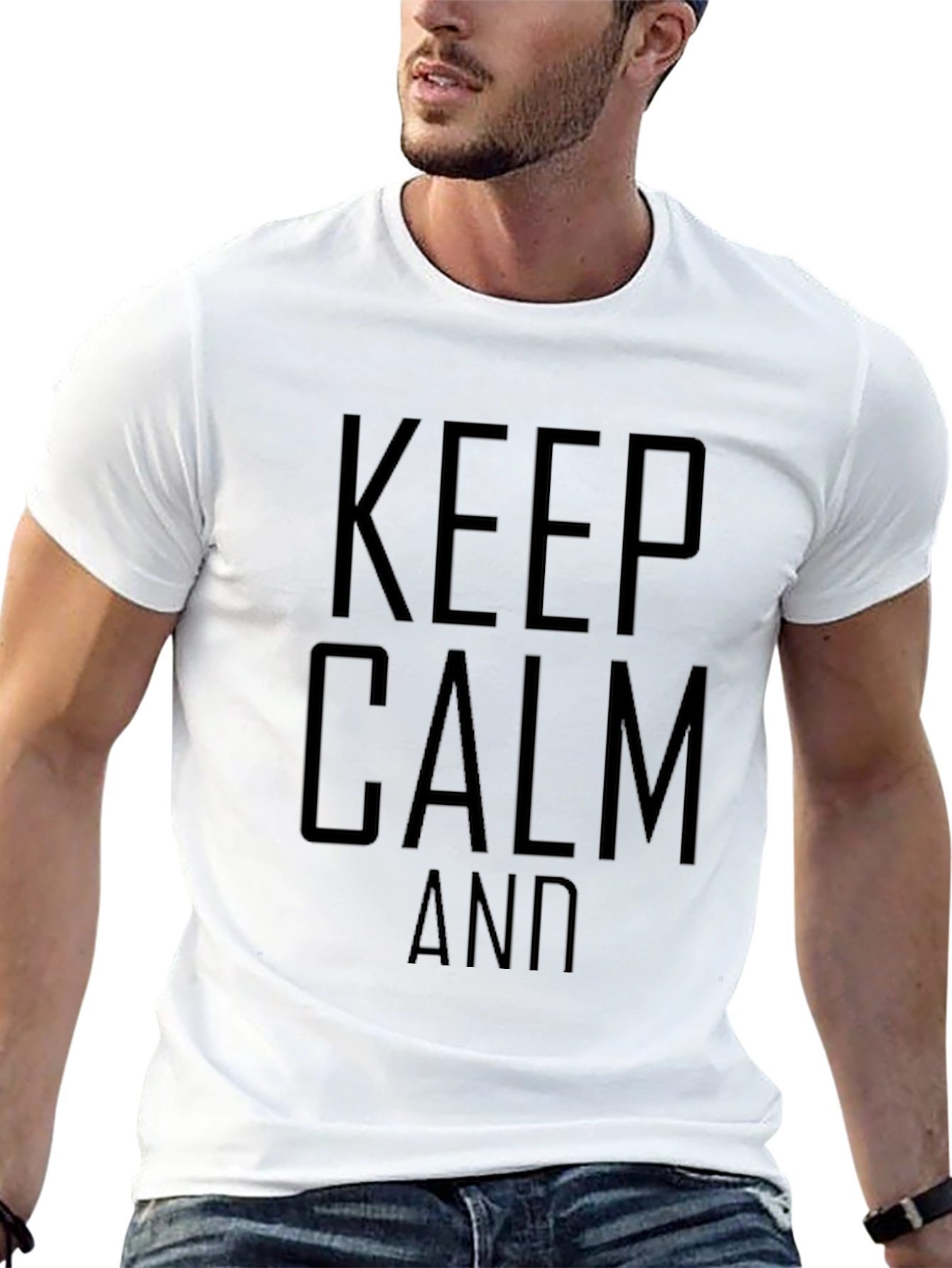 Keep Calm and... Black T-Shirt
