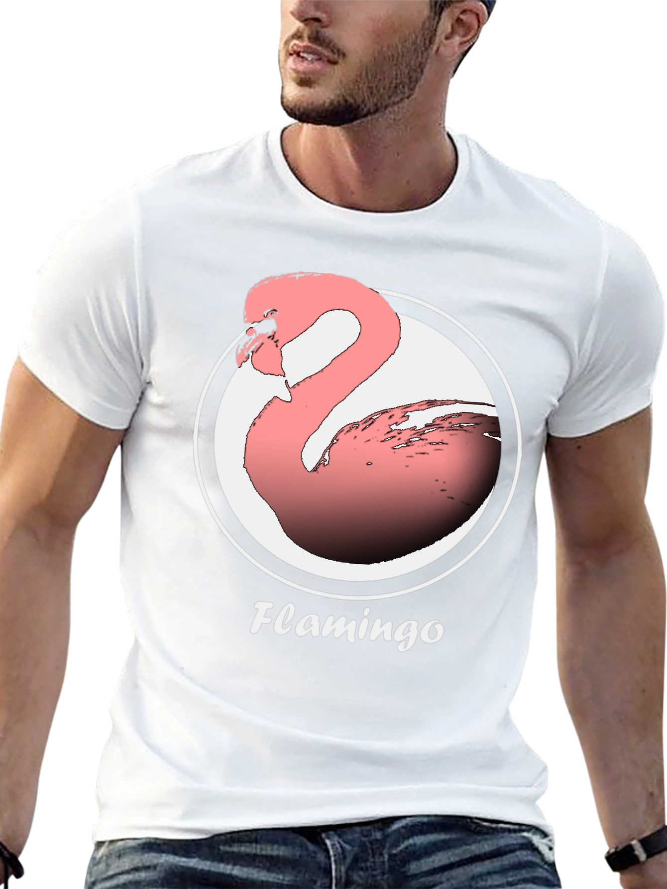 Flamingo Graphic Tee - Modern Comfortable Fit